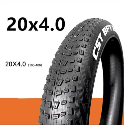 N°2 Copertone / Pneumatico CST 26 x 4.00 N°2 Camera D'aria Bici FAT