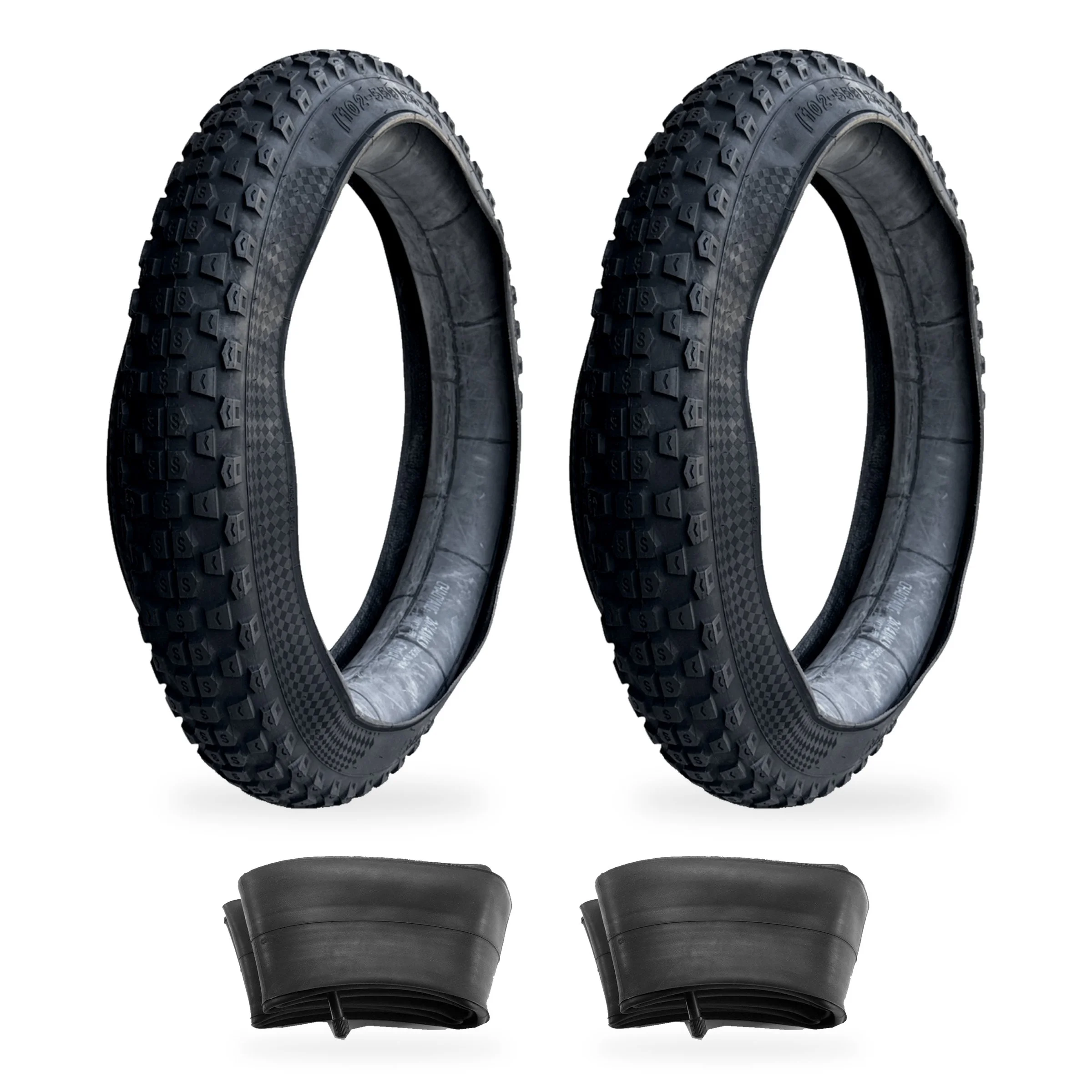 Joletire 26x4.0 Super Off-Road Fat Tire ebike recommended (Foldable Bead) — 2 TIRES AND 2 TUBES