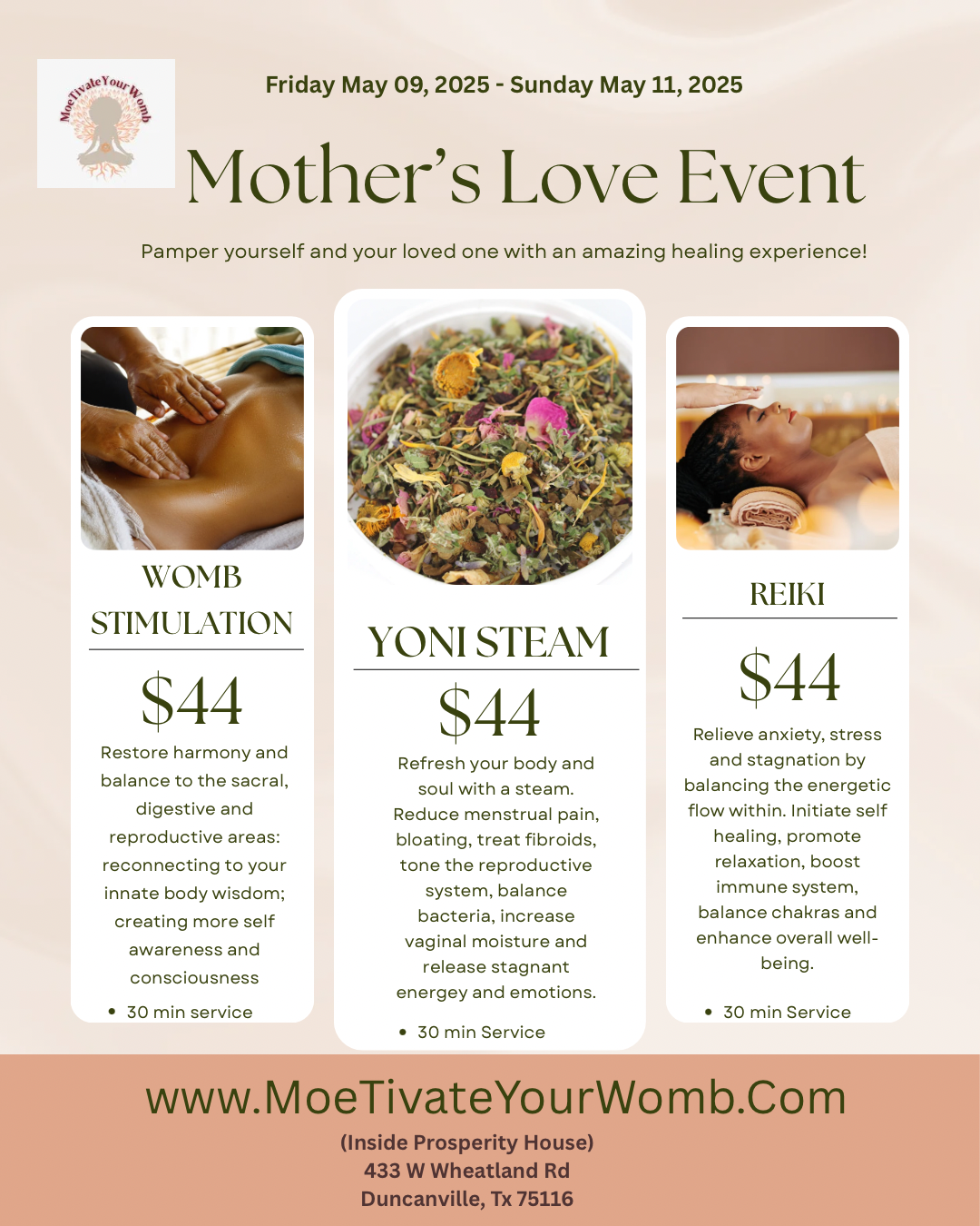 Mother’s Day Special Services