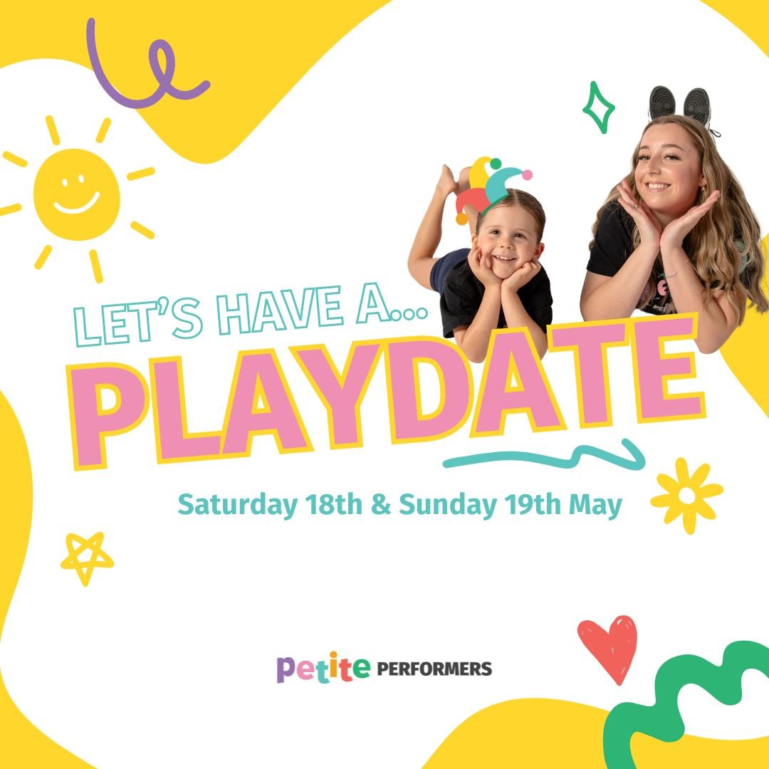 Let's have a PLAYDATE 🌈 🩰🦋

Come along for a morning bursting with joy &amp; see what we have to offer here at Petite Performers with our FREE dance workshops! With a variety of dance classes, face painting, crafts, photo booth and more! ✨ Plus, c