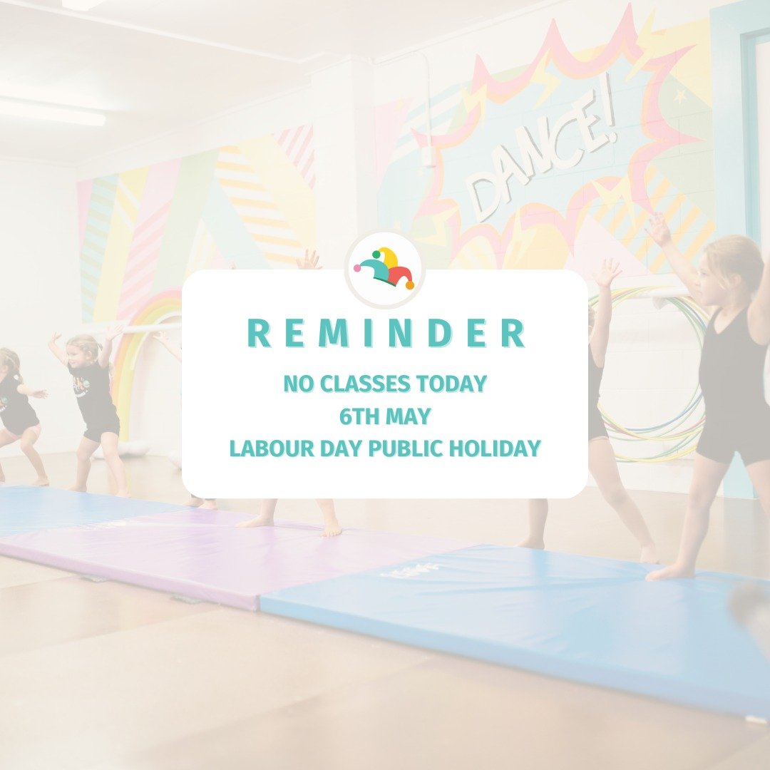 Reminder 🚨
NO classes today due to the Labour Day Public Holiday!