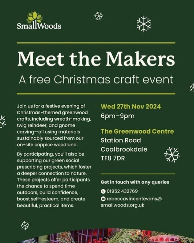 You can find our Amber &amp; Ayesha pop up at the @greenwoodcentre makers market today! 🎄 

From 6pm - 9pm we&rsquo;ll be joining lots of other amazing makers for this lovely market! We think this will be the perfect chance to get all your Christmas