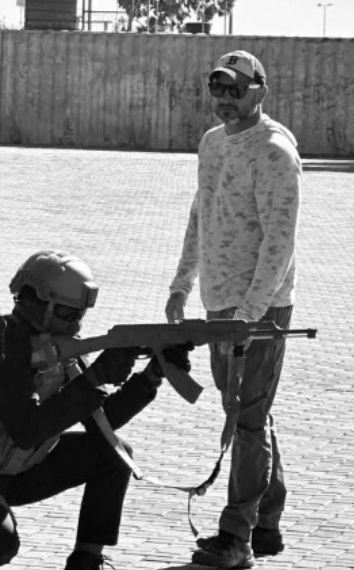 Firearms and counter terror instructor teaching a rifle course