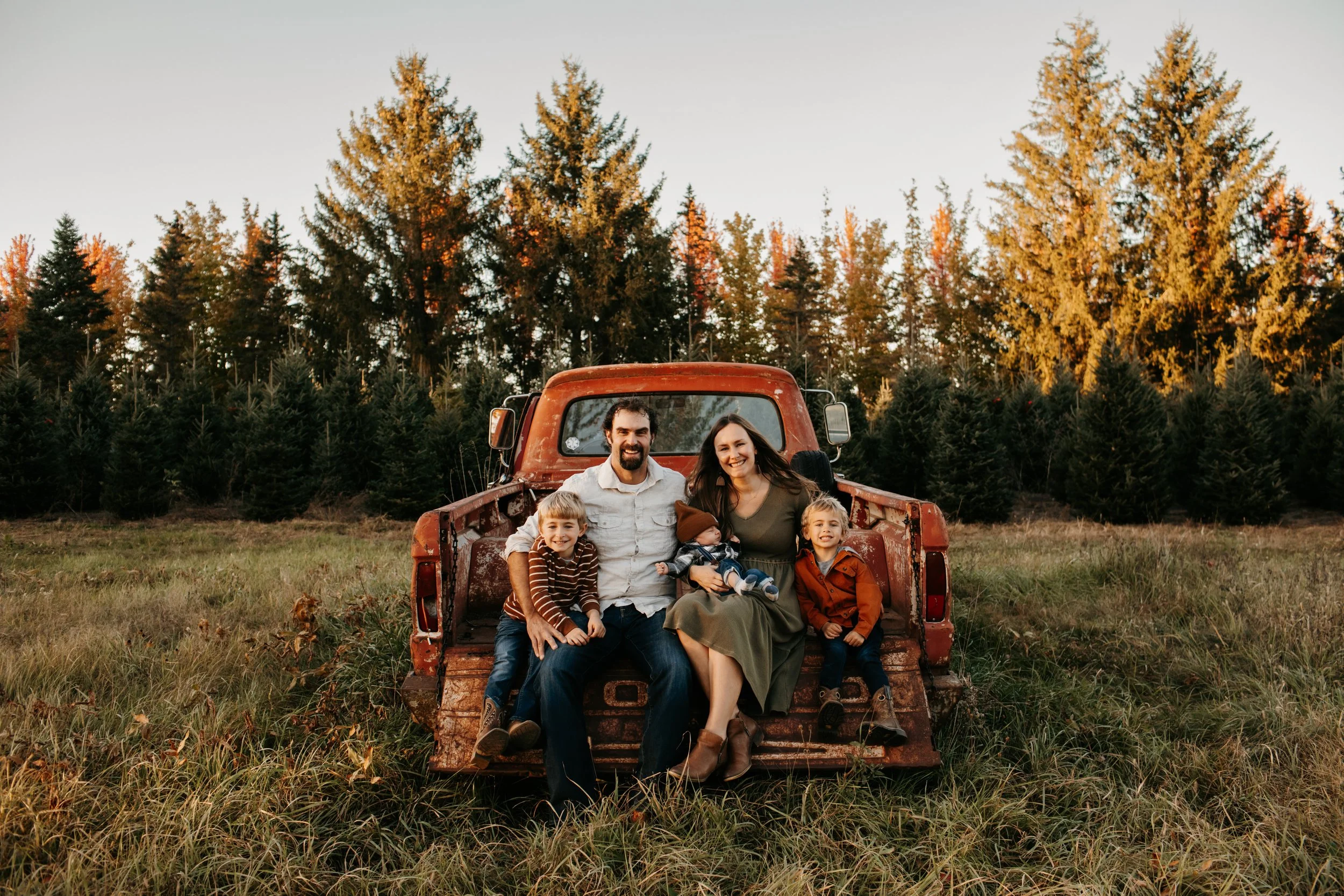 Christmas Tree Farm Photo Session