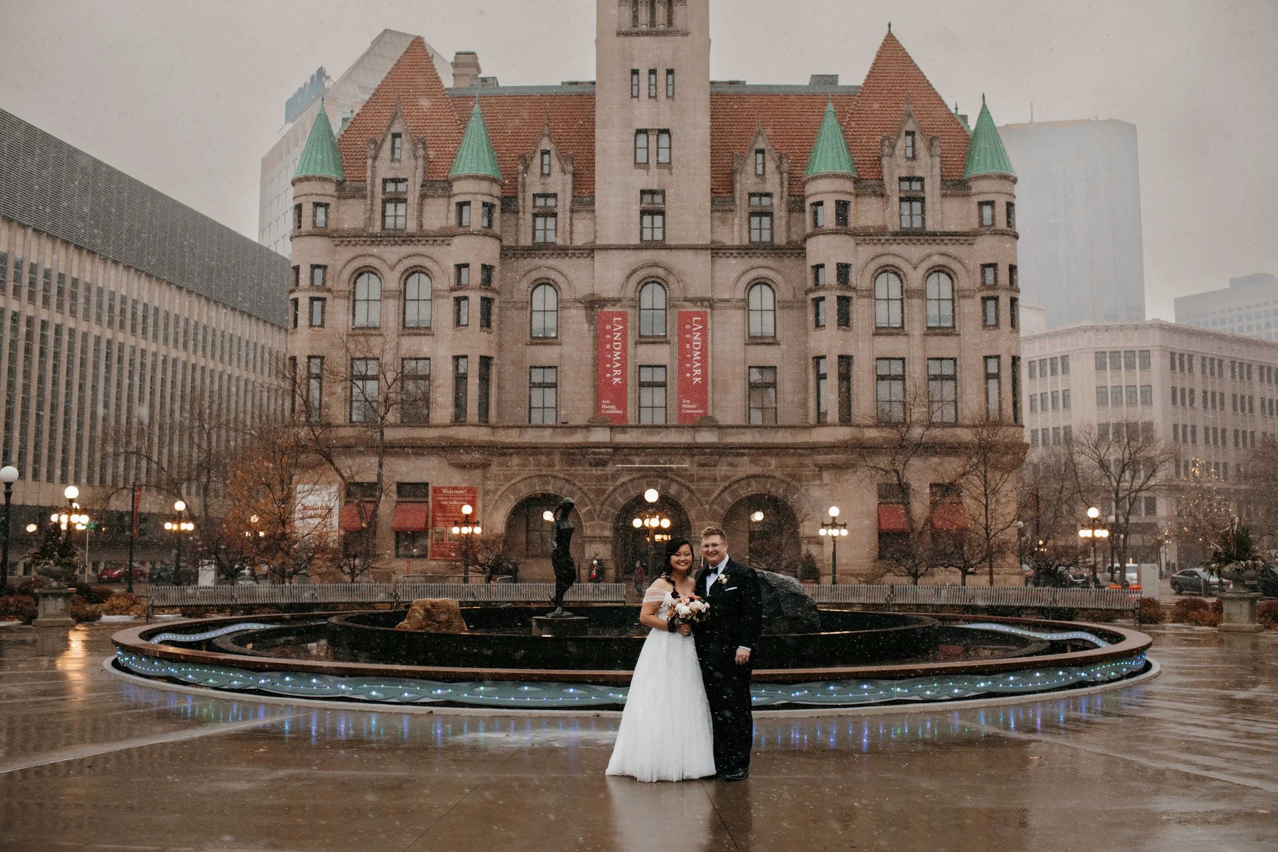 Winter Wedding at The Landmark Center