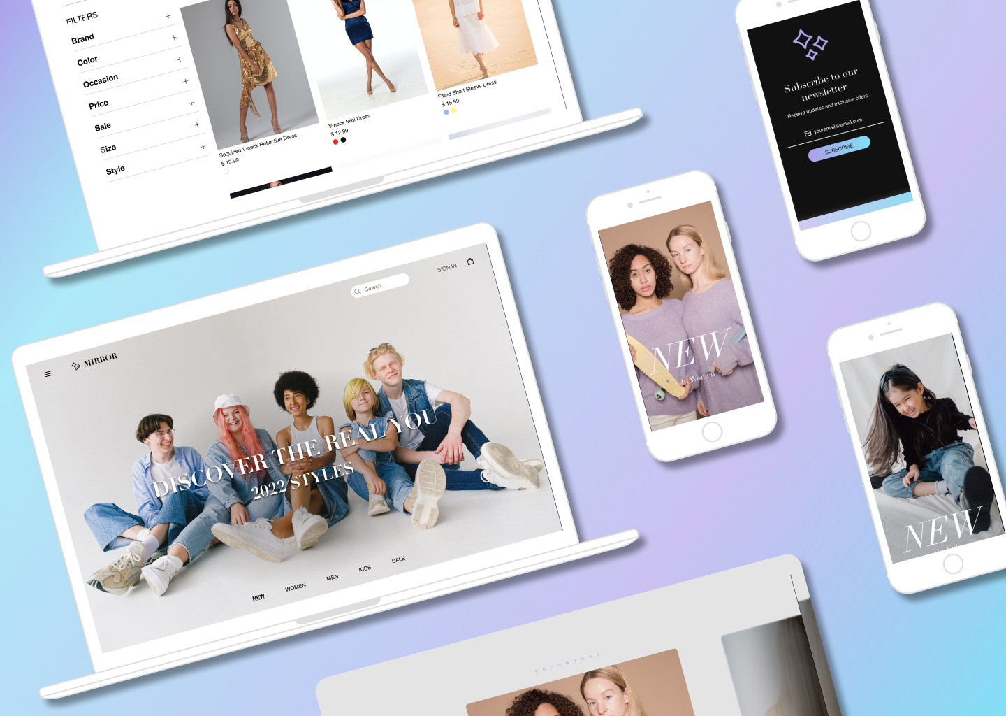 Mirror - Responsive Website Design
