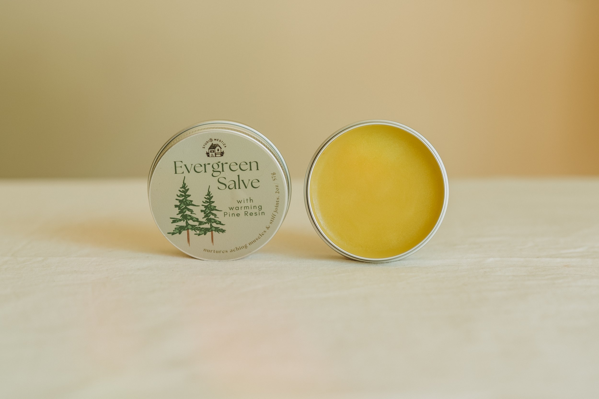 Evergreen Salve with Wildcrafted Pine Resin