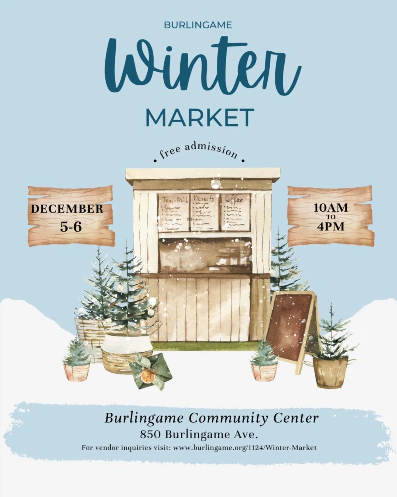 Burlingame Winter Market
