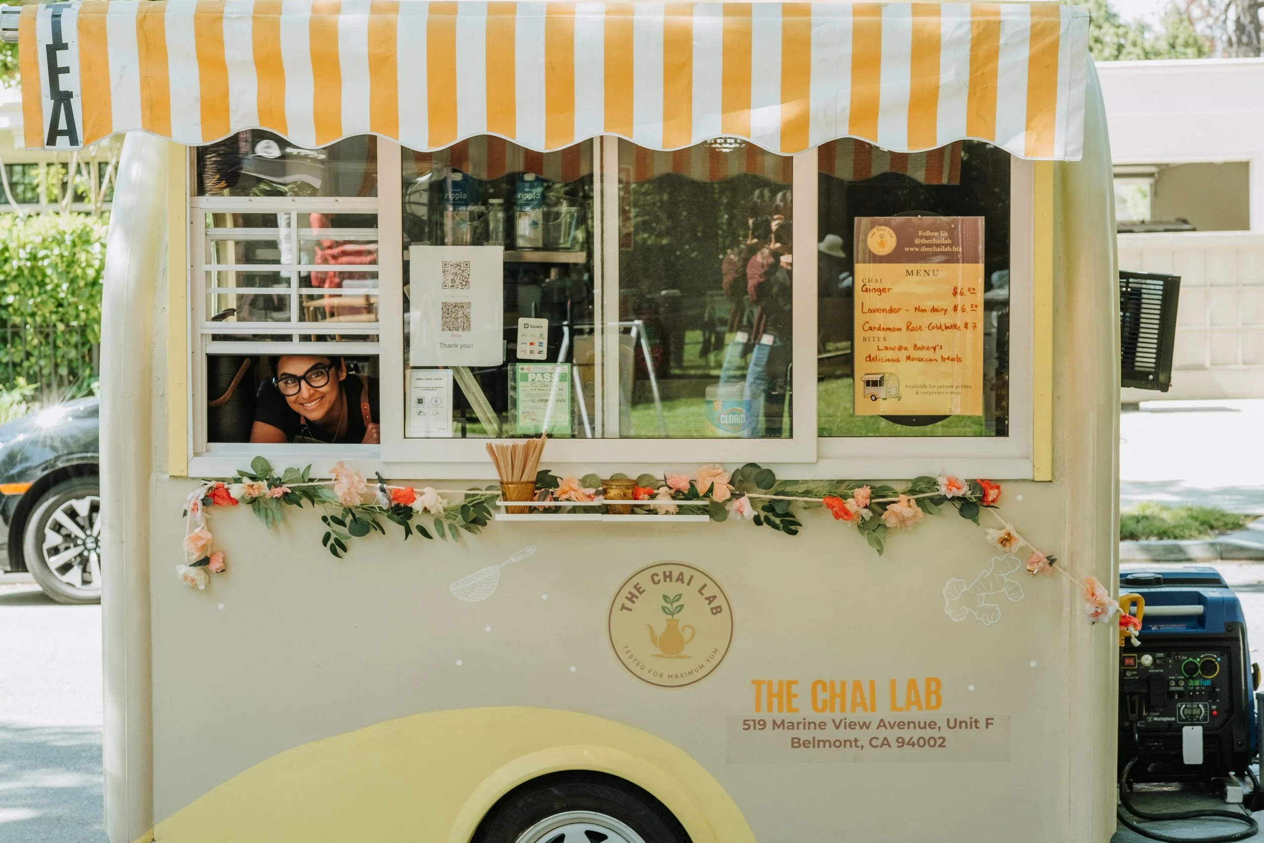 The Chai Lab popped up with their mobile cart vending at the annual fundraiser