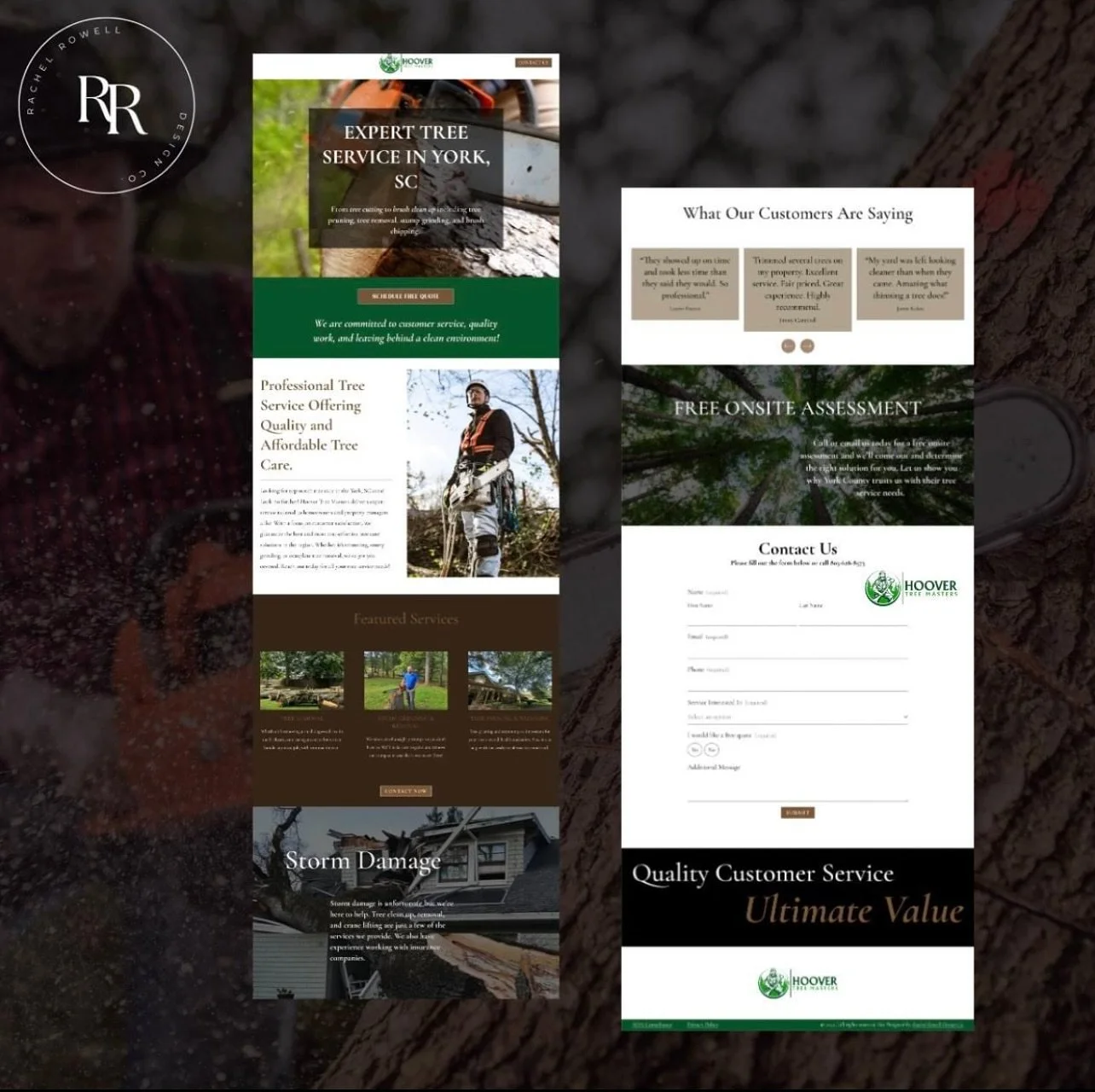 Well, the Rachel Rowell Design Co. team has a string of new website build launch days happening -  but one at a time! 

Um so, apparently the trades are BOOMING because that is the trend around our place lately, which is great news! 

Creating a webs