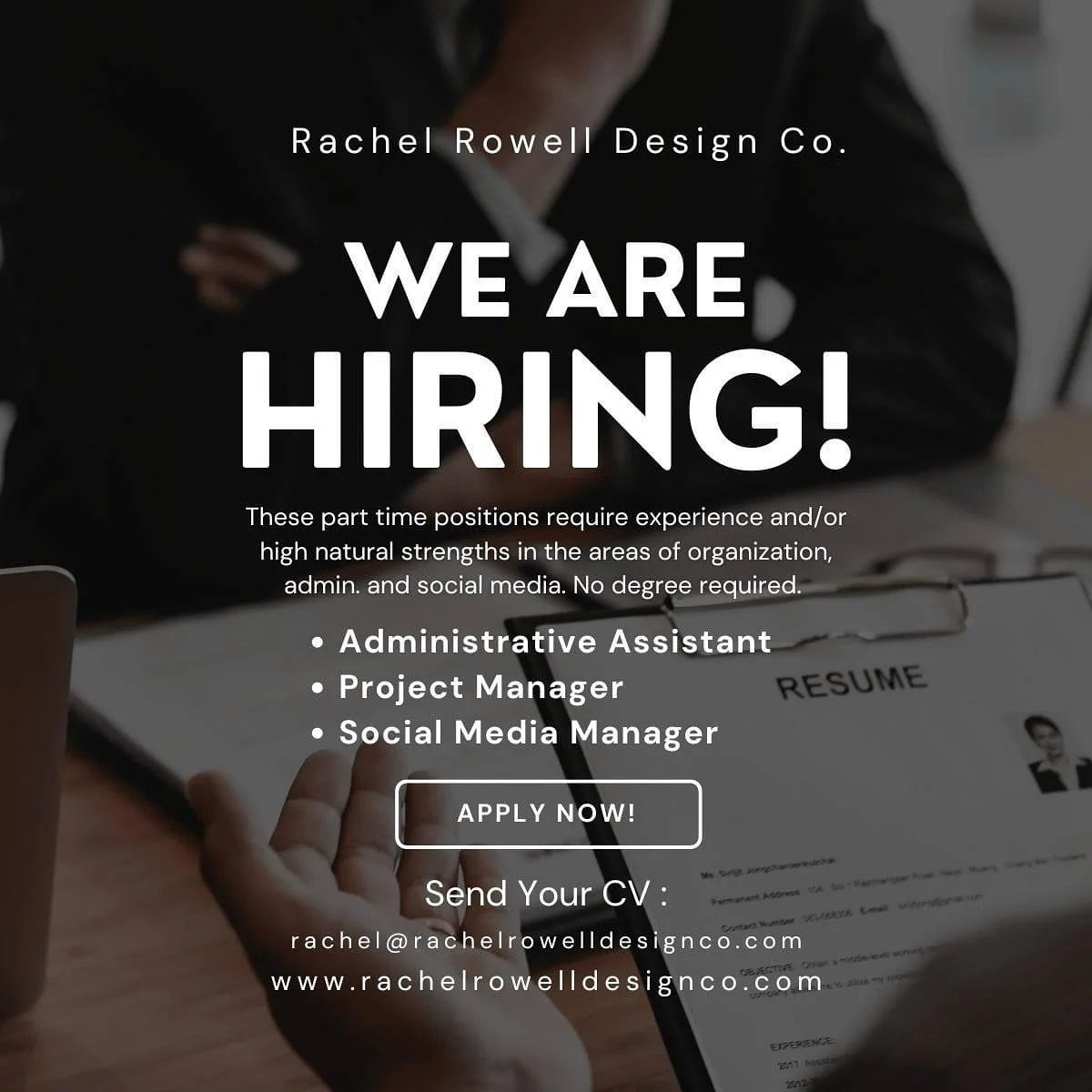 We're hiring! Remote positions only.