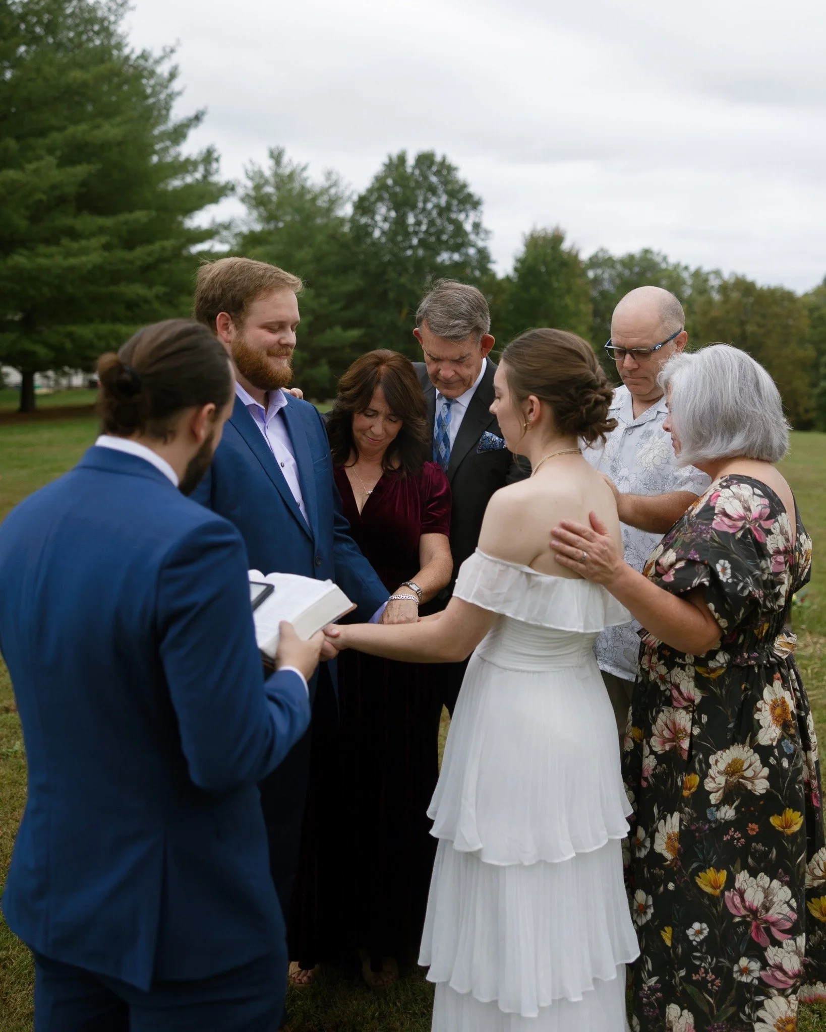 This one's extra special to me 🤎

In September, I photographed an intimate micro wedding right here in Columbia with just immediate family present. What made it even more meaningful? My husband got to officiate, and we've had the privilege of walkin