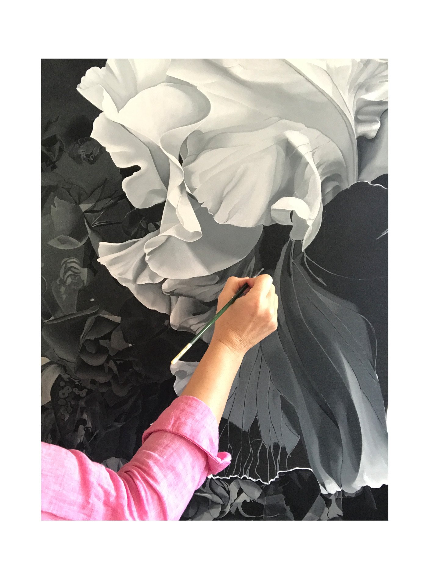 123cm X 93cm Oil & Acrylic on canvas
