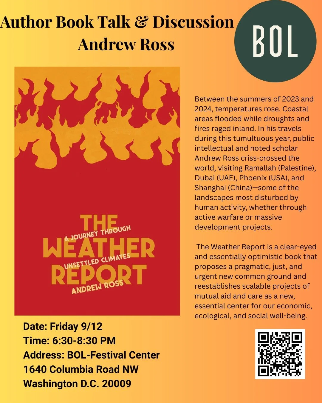 From acclaimed public scholar Andrew Ross, groundbreaking reporting on climate change and the horizons of a just future from Palestine, UAE, Arizona, and China.
Between the summers of 2023 and 2024, temperatures rose. Coastal areas flooded while drou