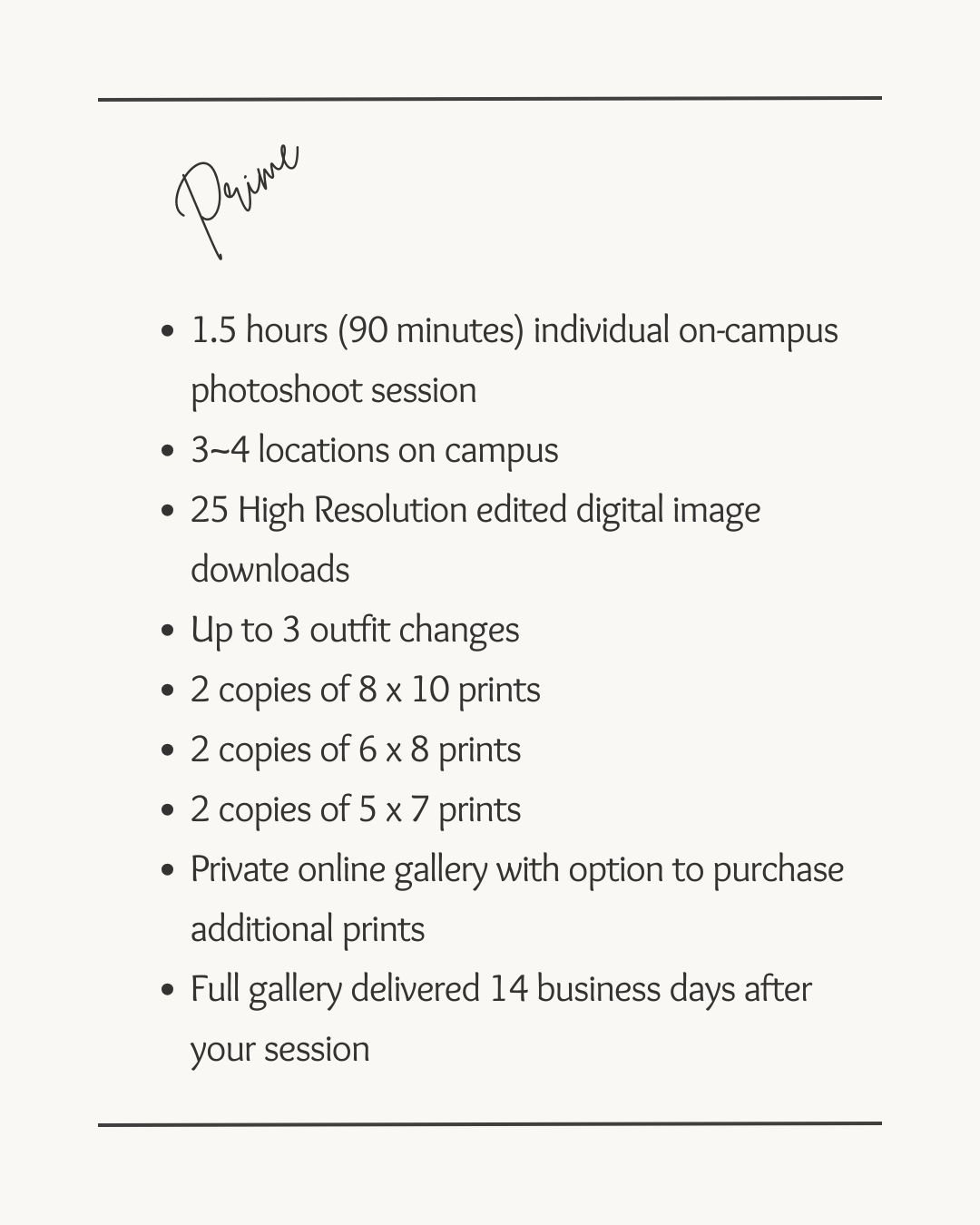 Prime Package