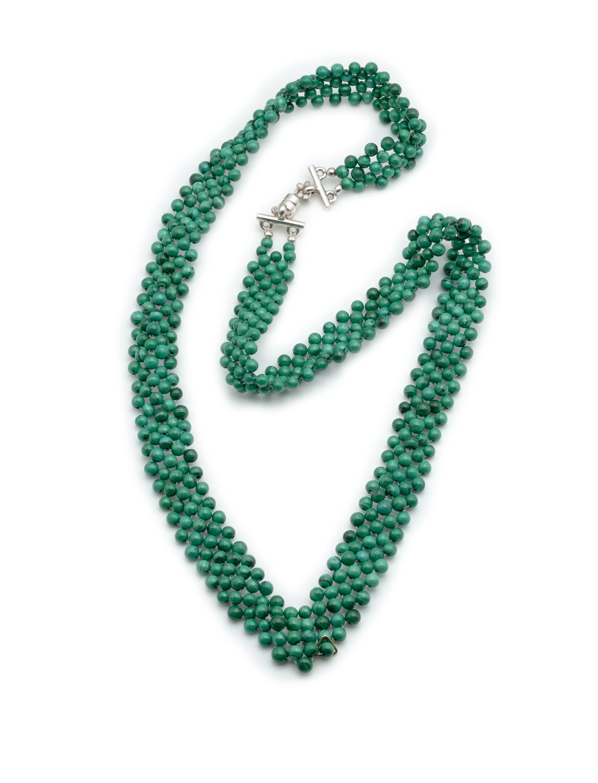 Malachite Woven Necklace