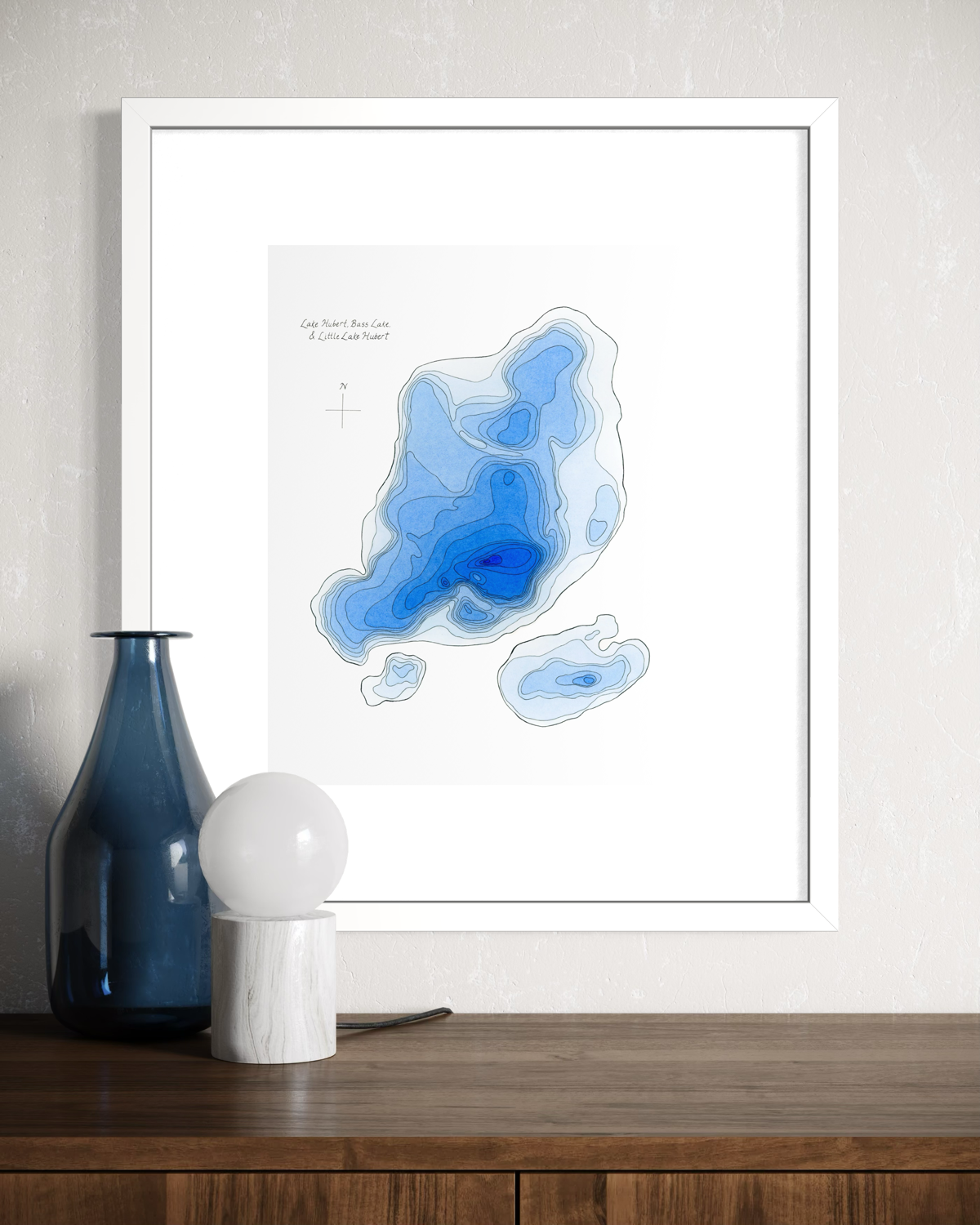 Lake Hubert (Hubert, Bass, and Little Hubert)