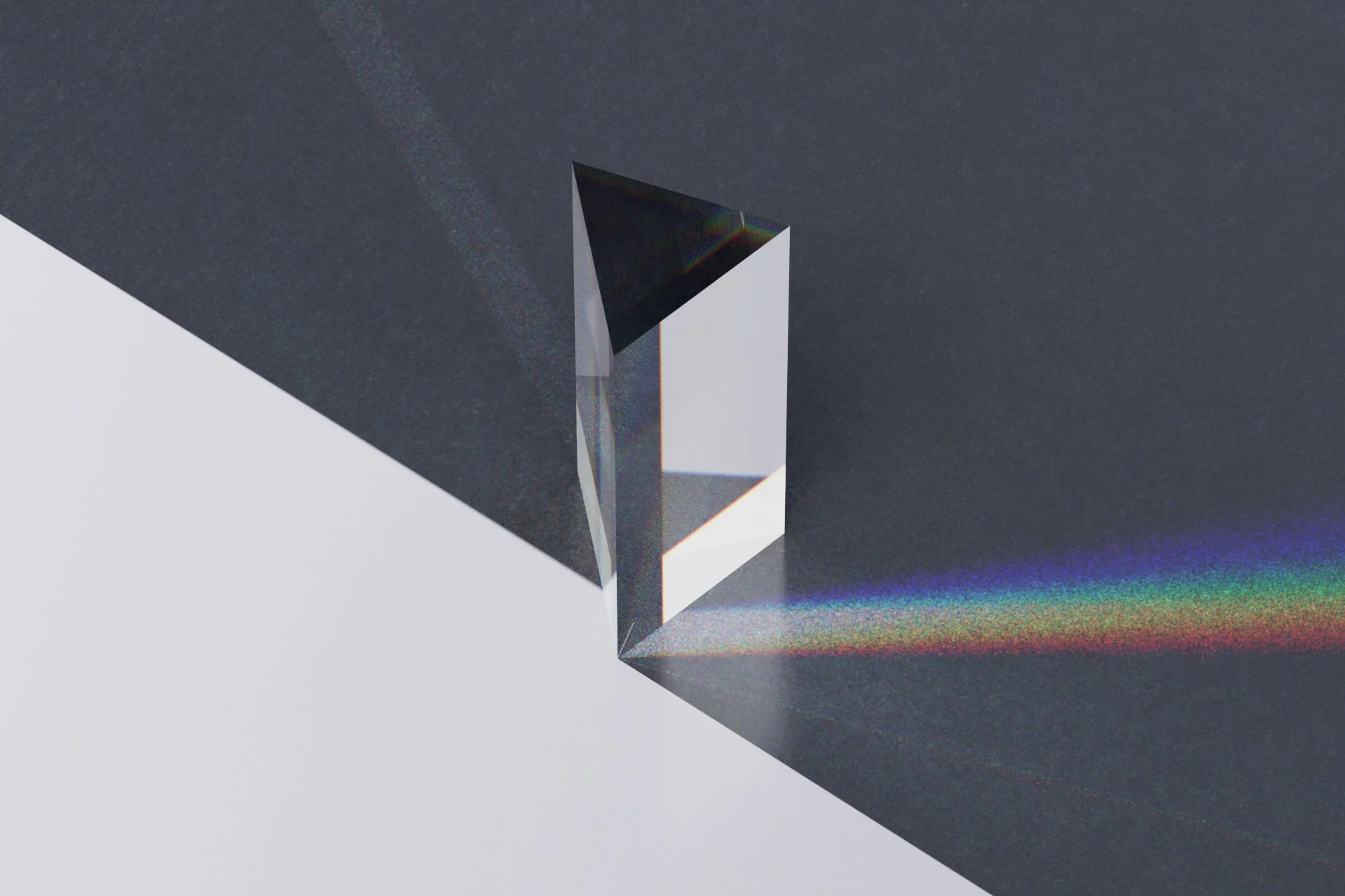 Rainbow beam experiment.jpg