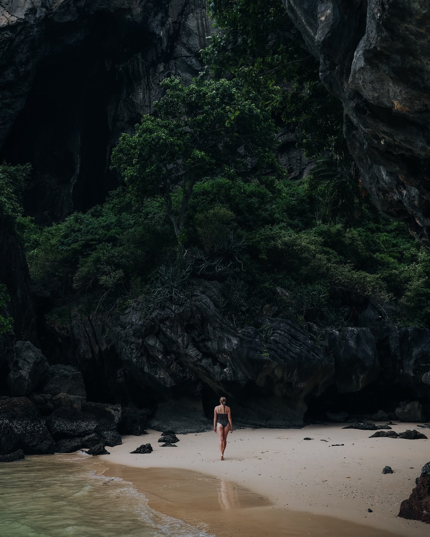 One of my favourite spots in Thailand was visiting Railay Beach. In a couple of hours we managed to navigate our way through a pitch black cave with our iPhone torches, find a hidden cove and see massive Asian water monitor lizard. Perfect day out.