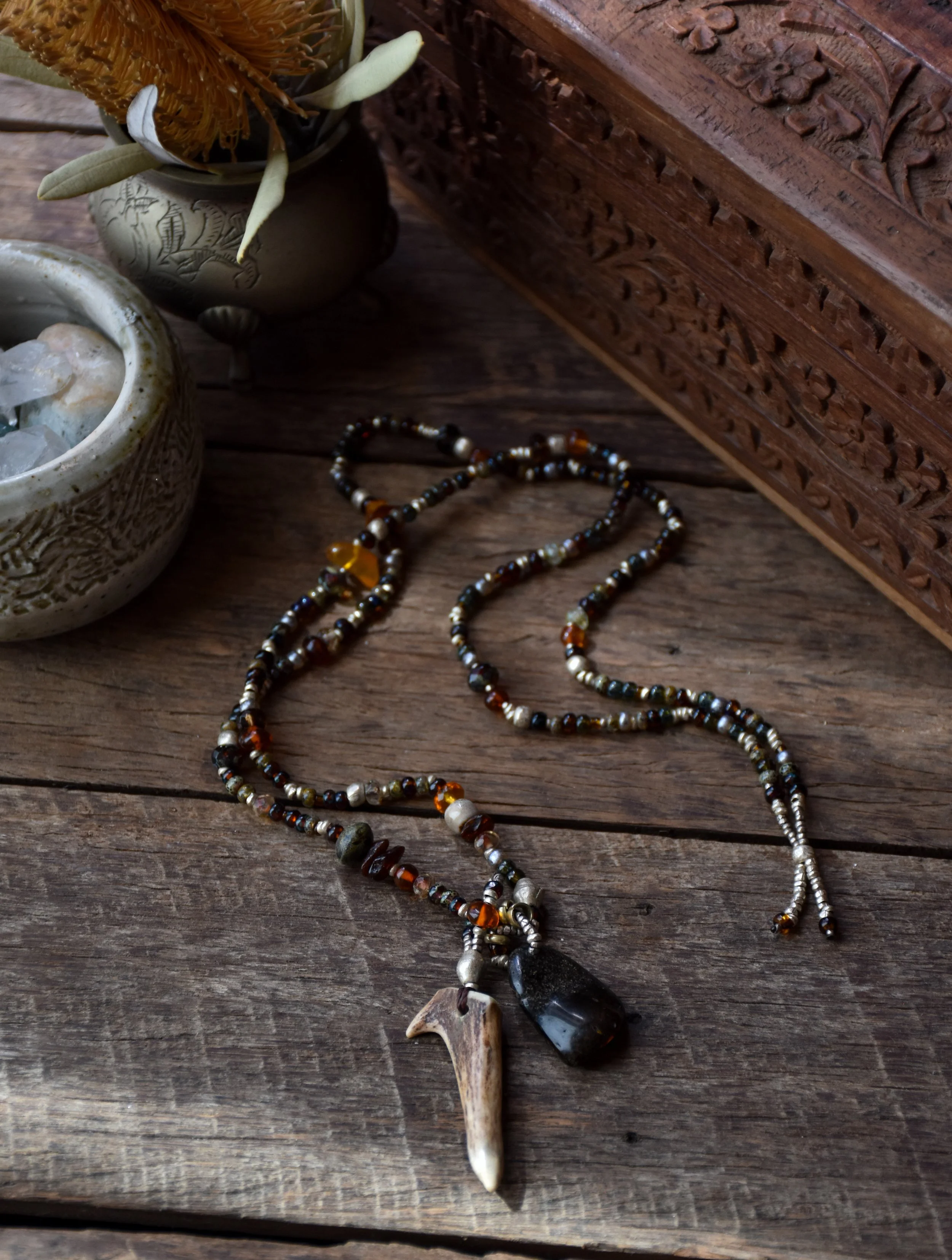 deerantlertalismanvikingbeadednecklace.JPG