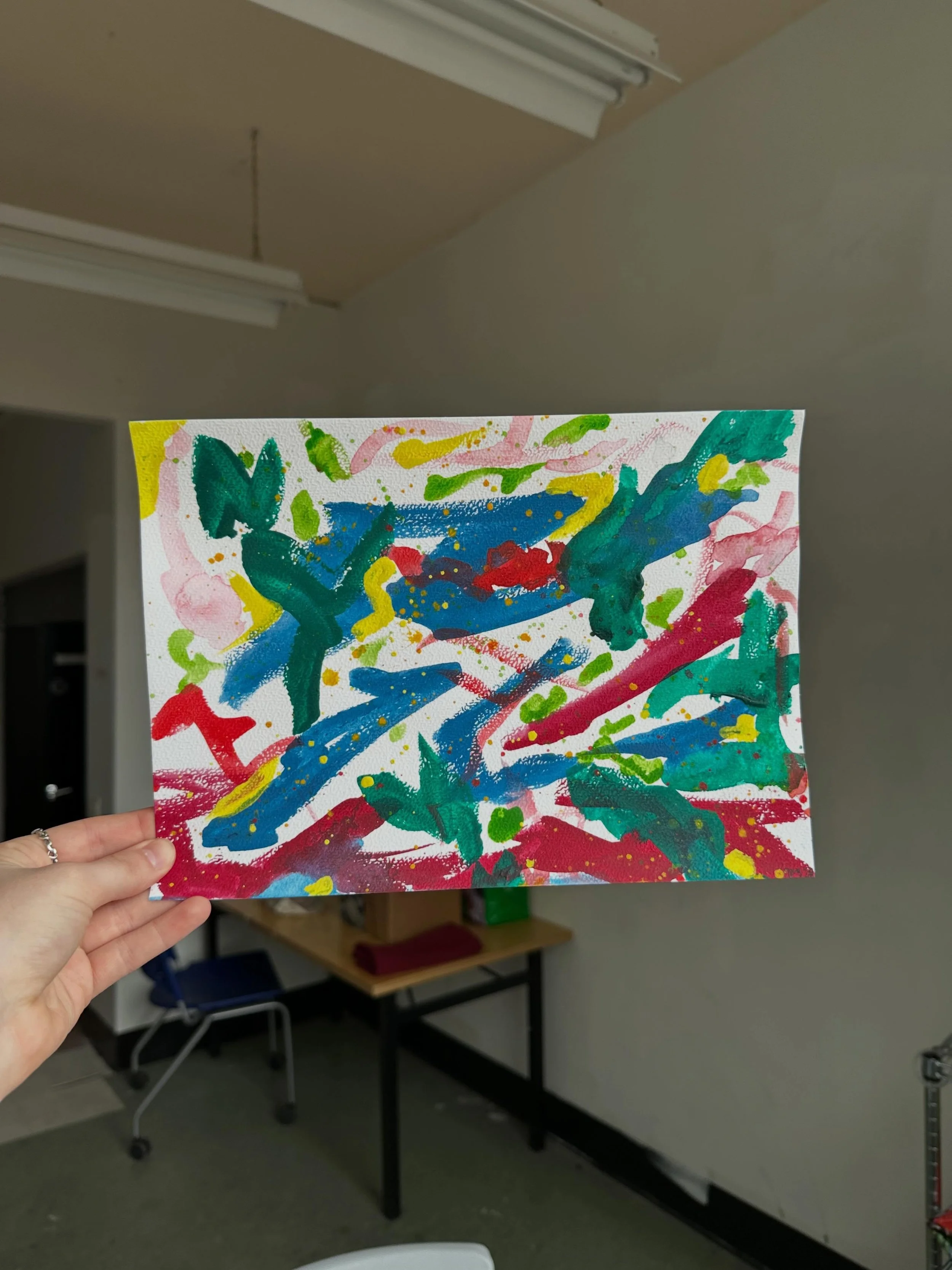 I think I love gouache &amp; also the light from an overcast rainy day never fails me!