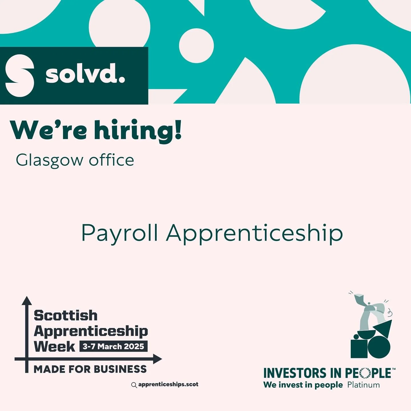 Looking for a new direction? Join us in celebrating Scottish Apprenticeship Week by kick-starting your career with a fantastic opportunity to earn while you learn! π 
We’re looking for a Payroll Apprentice to join our busy payroll department.