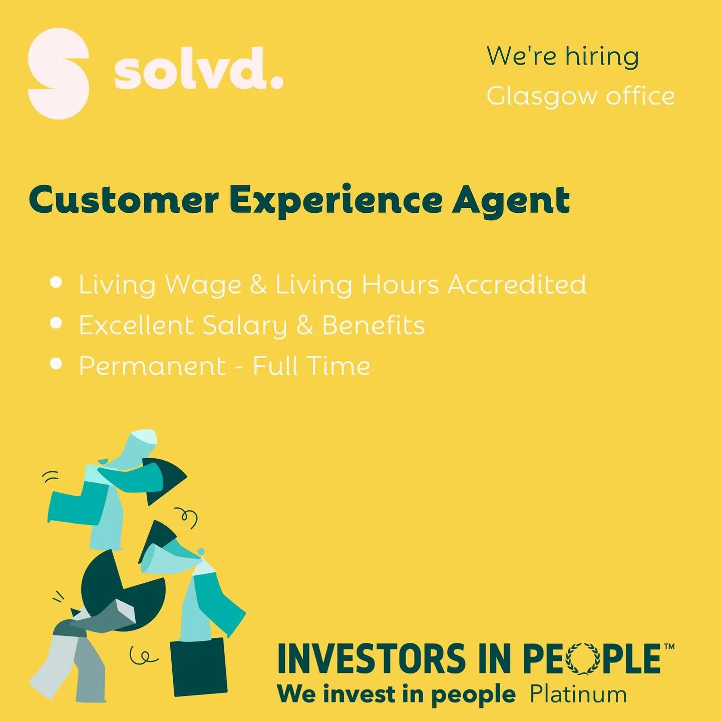 βοΈ We’re #hiring βοΈ
A fantastic opportunity is now available to join our Customer Experience Team at Solvd. as a CX Agent.
Please click the link below to apply and find out moreππΌ 
https://careers.transport-uk.com/postings/8834816b-ff7e-4e