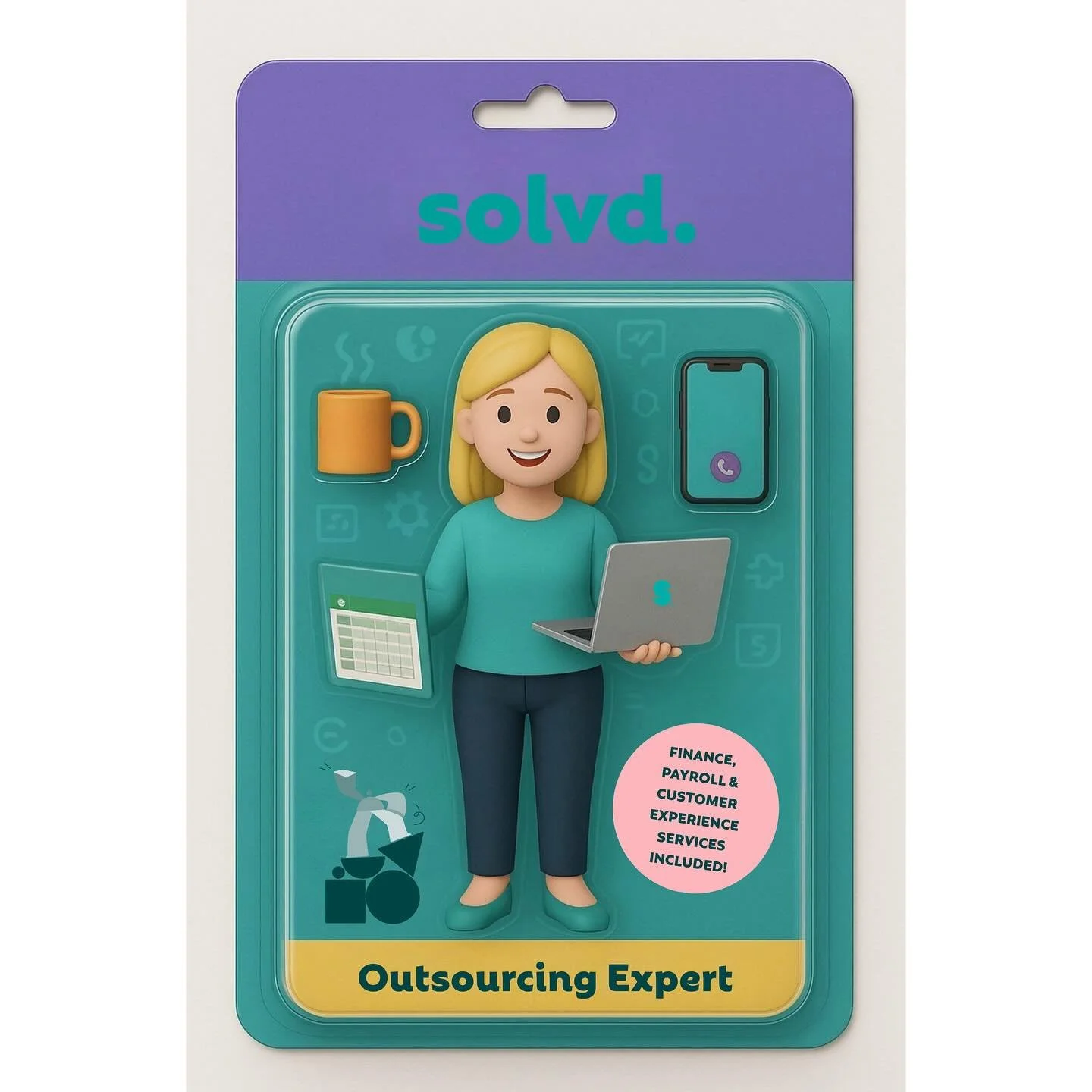 We couldn’t resist jumping on the ‘Action Figure’ trend π€
You may not be able to pick up our bespoke outsourcing services off the shelf… however, you can contact us for a quote! π 
π§ info@solvd.solutions 
π www.solvd.so