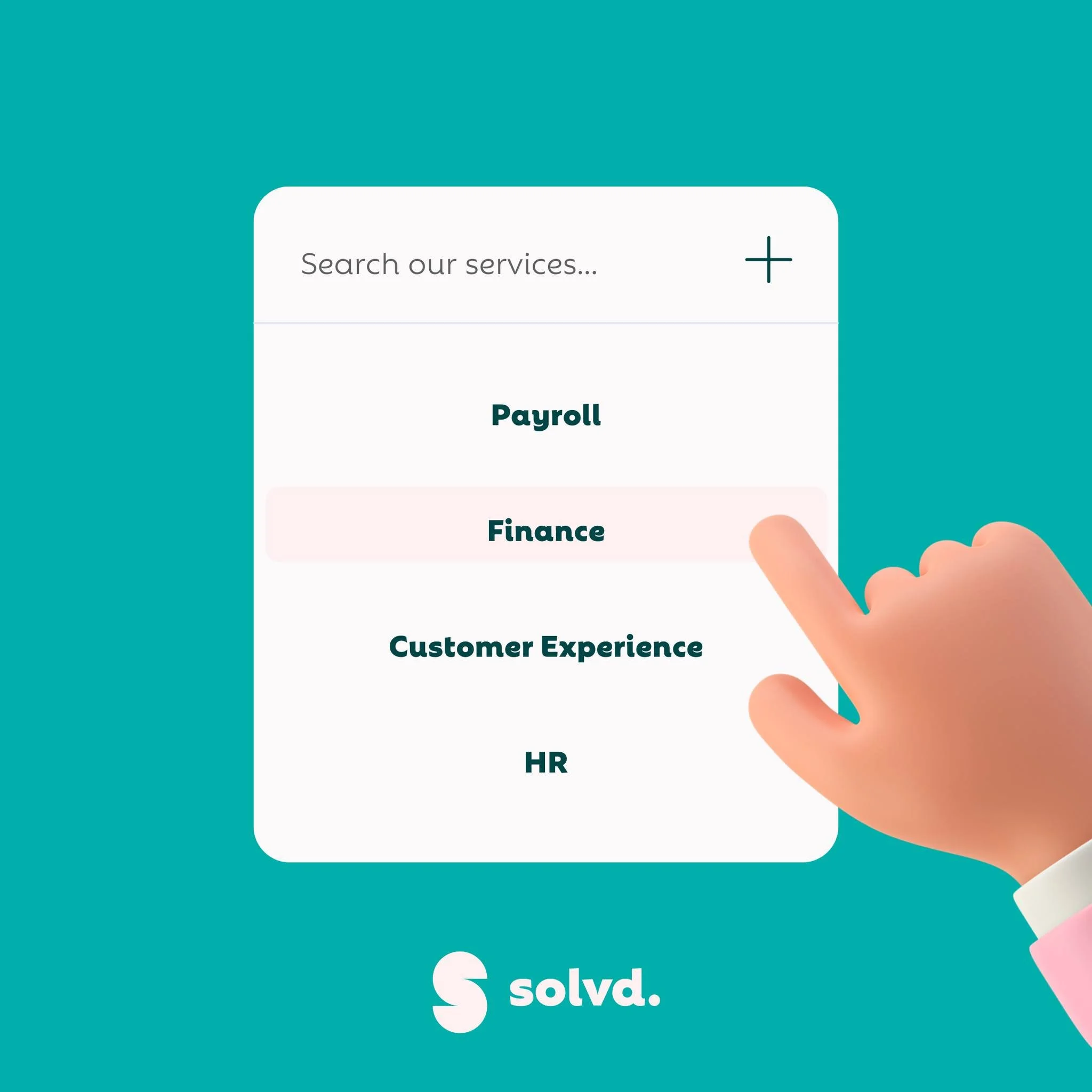 Feeling overwhelmed by the day-to-day tasks of running your business? That's where Solvd. come in! 
Outsource our bespoke payroll & HR, finance and customer experience services. This way you can focus on growing your business!
Discover how we c