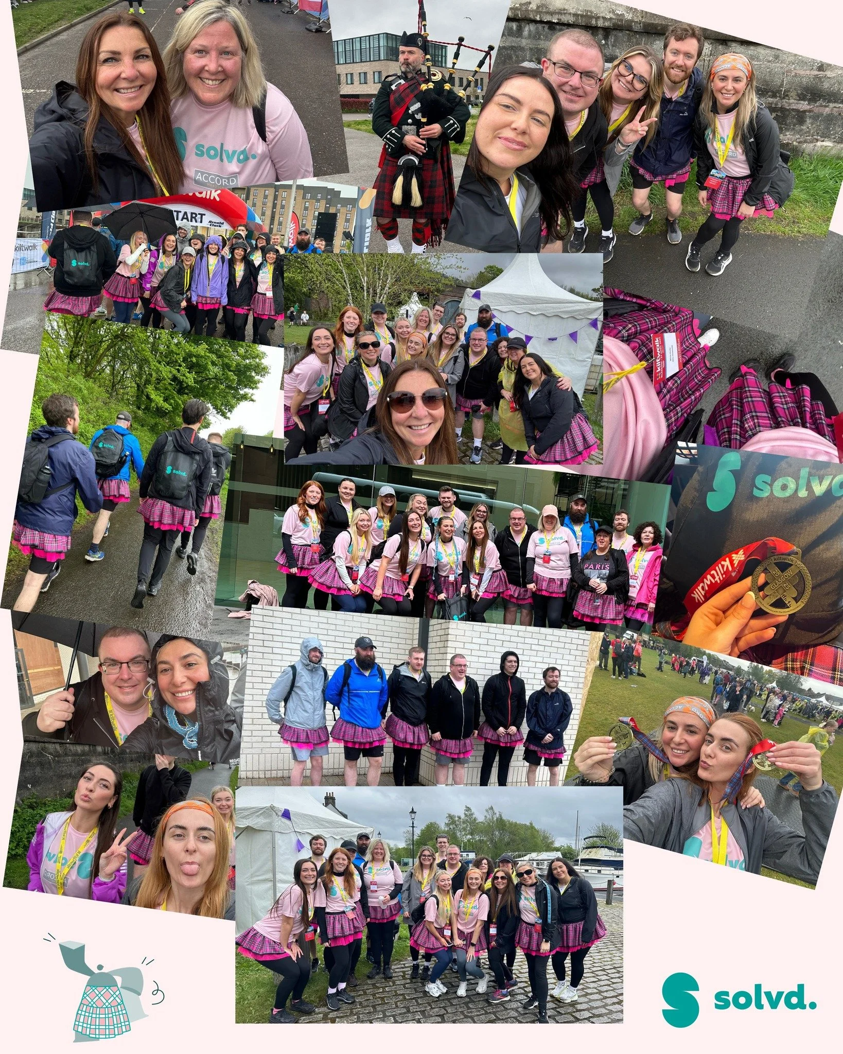 A huge well done to Team Solvd. who completed The Kiltwalk yesterday πΆπΌ‍βοΈπ΄σ §σ ’σ ³σ £σ ΄σ Ώπ
The team have raised over £5,000 for ACCORD HOSPICE. All the support will help them continue providing palliative and end of life care to people l