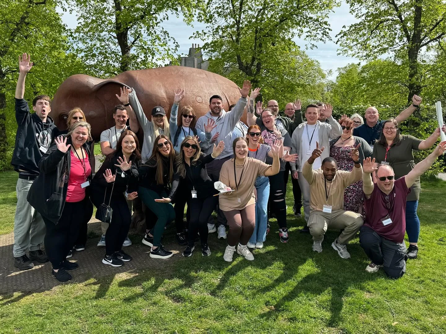 Last week Solvd. People Managers had a fantastic day out in the sunshine with The Fresh Air Leadership Company for an off-site away day at @houseforanartlover 
Spending time outdoors gave us the perfect environment to step back from the day-to-day,