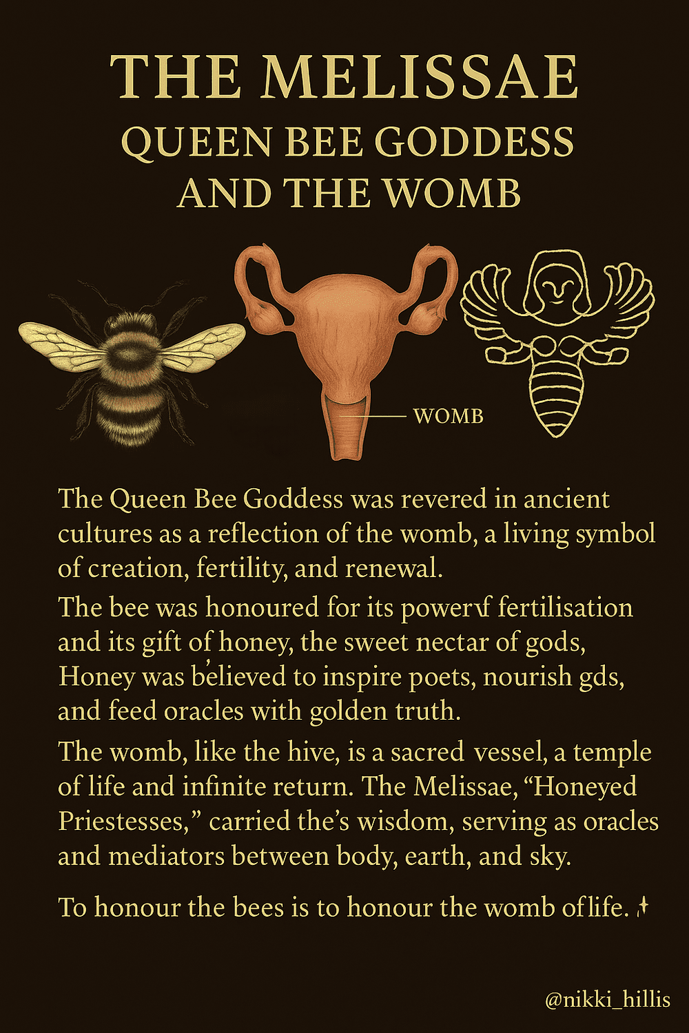 Reconnecting with the Bee Priestess and Melissae — Nikki Hillis