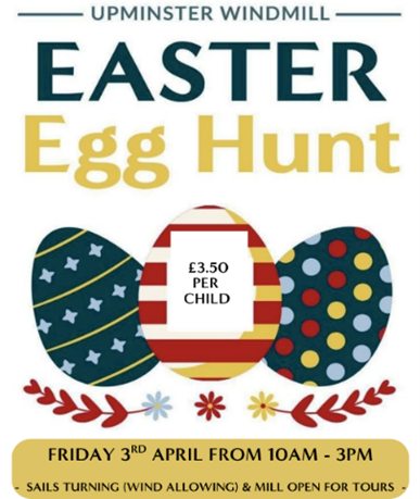 Easter Egg Hunt!!  Mill &amp; Gardens Open