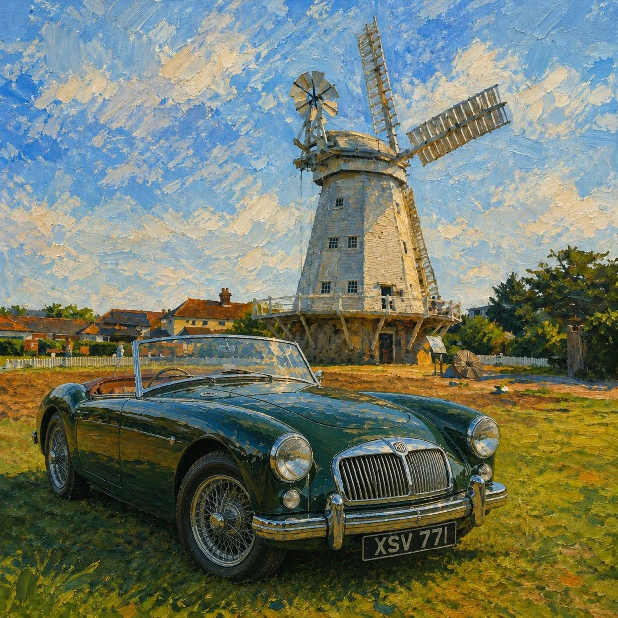Classic Vehicle Display Windmill & Gardens Open