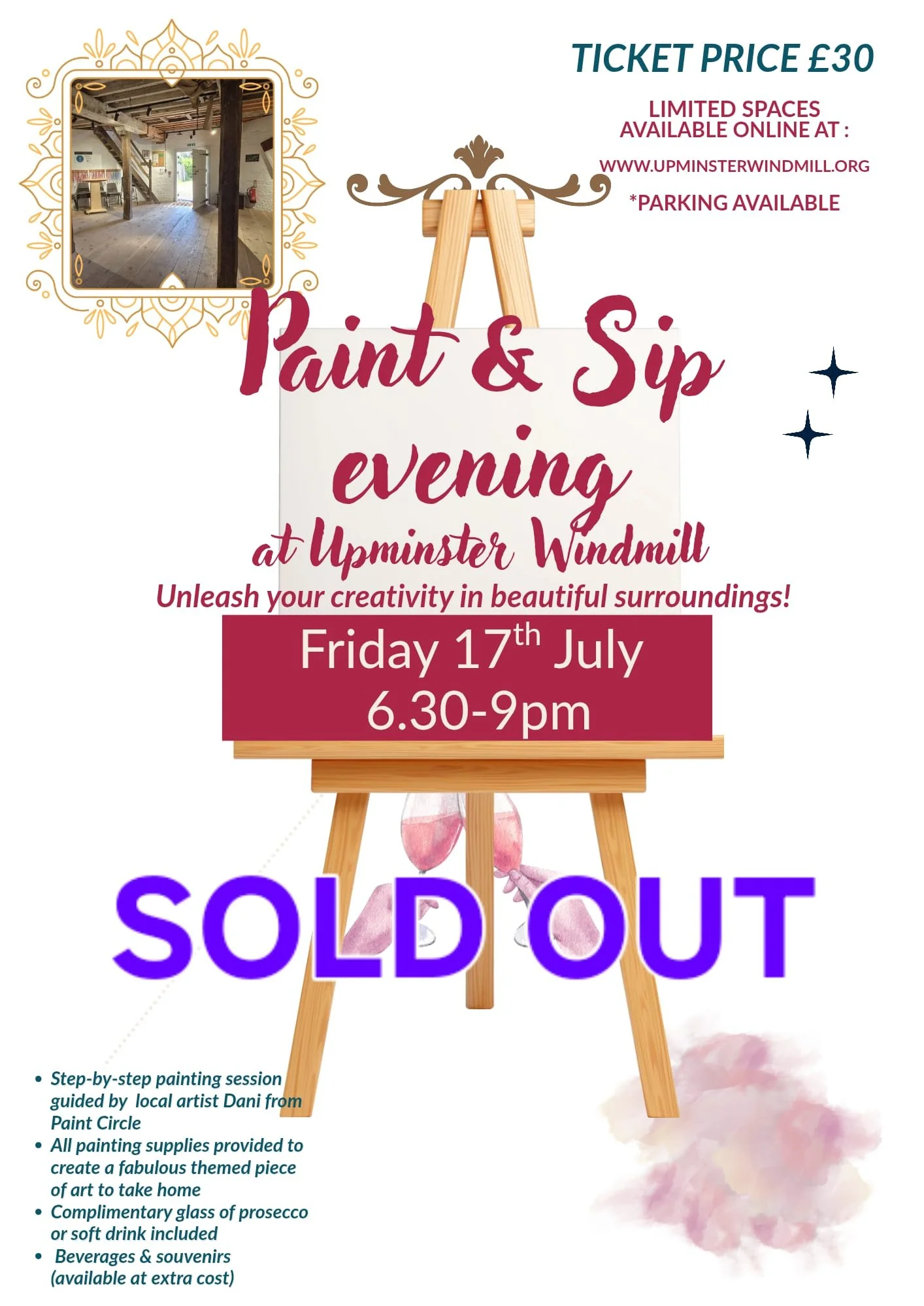 Paint & Sip at The Windmill