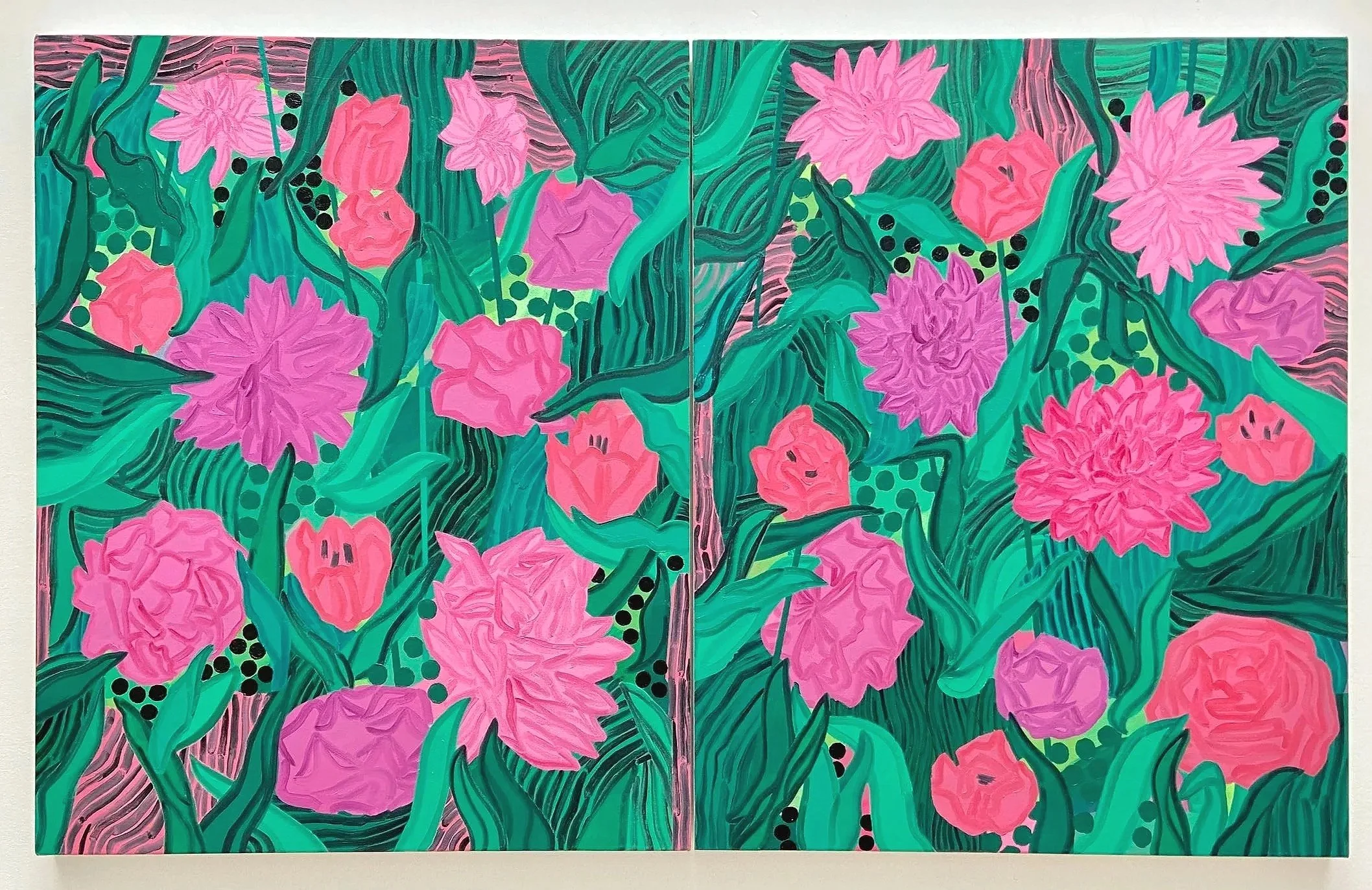 Garden 2, oil on canvas, 160 x 100cm