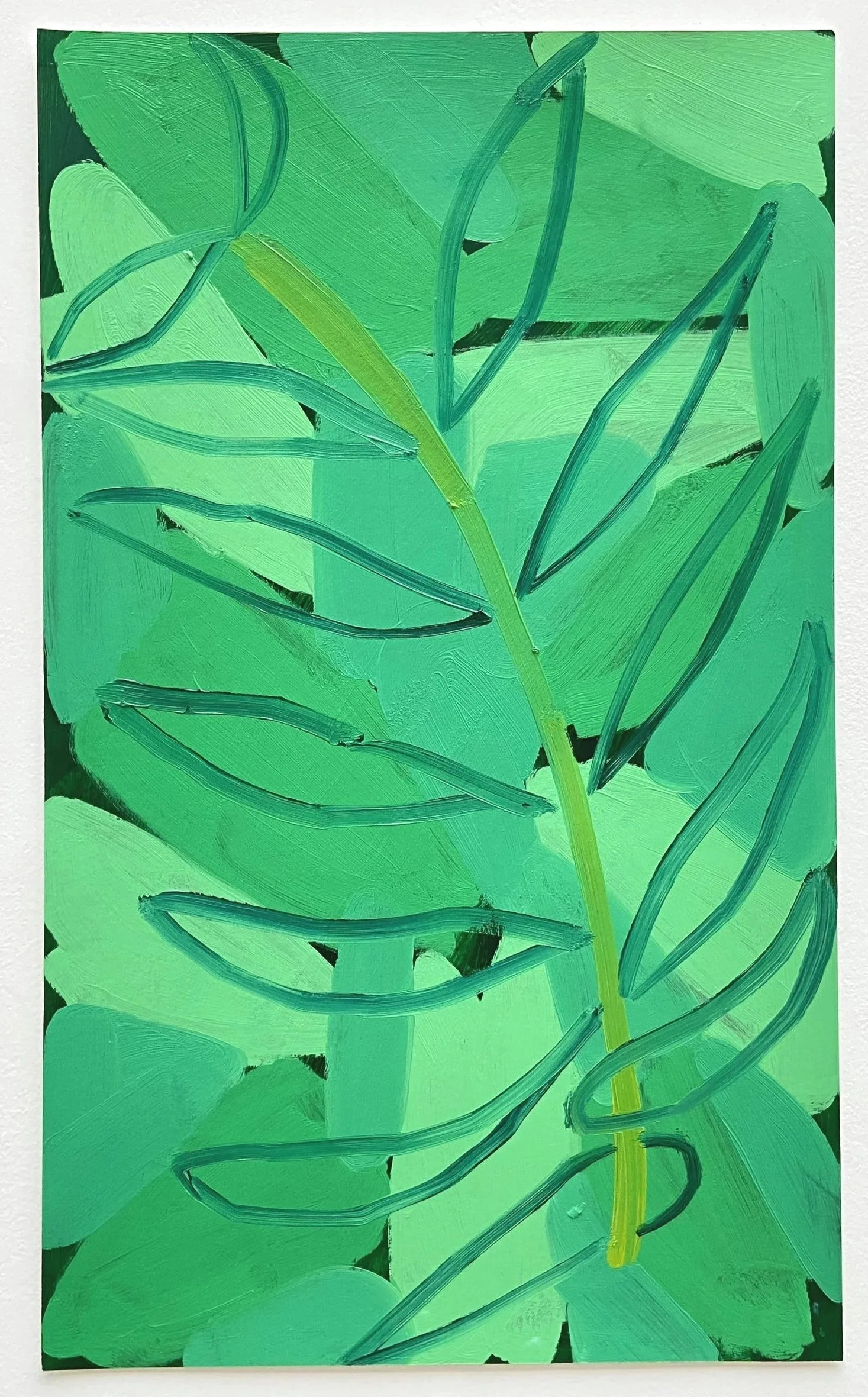 General Tonic,
oil & acrylic on paper, 
29 x 49cm