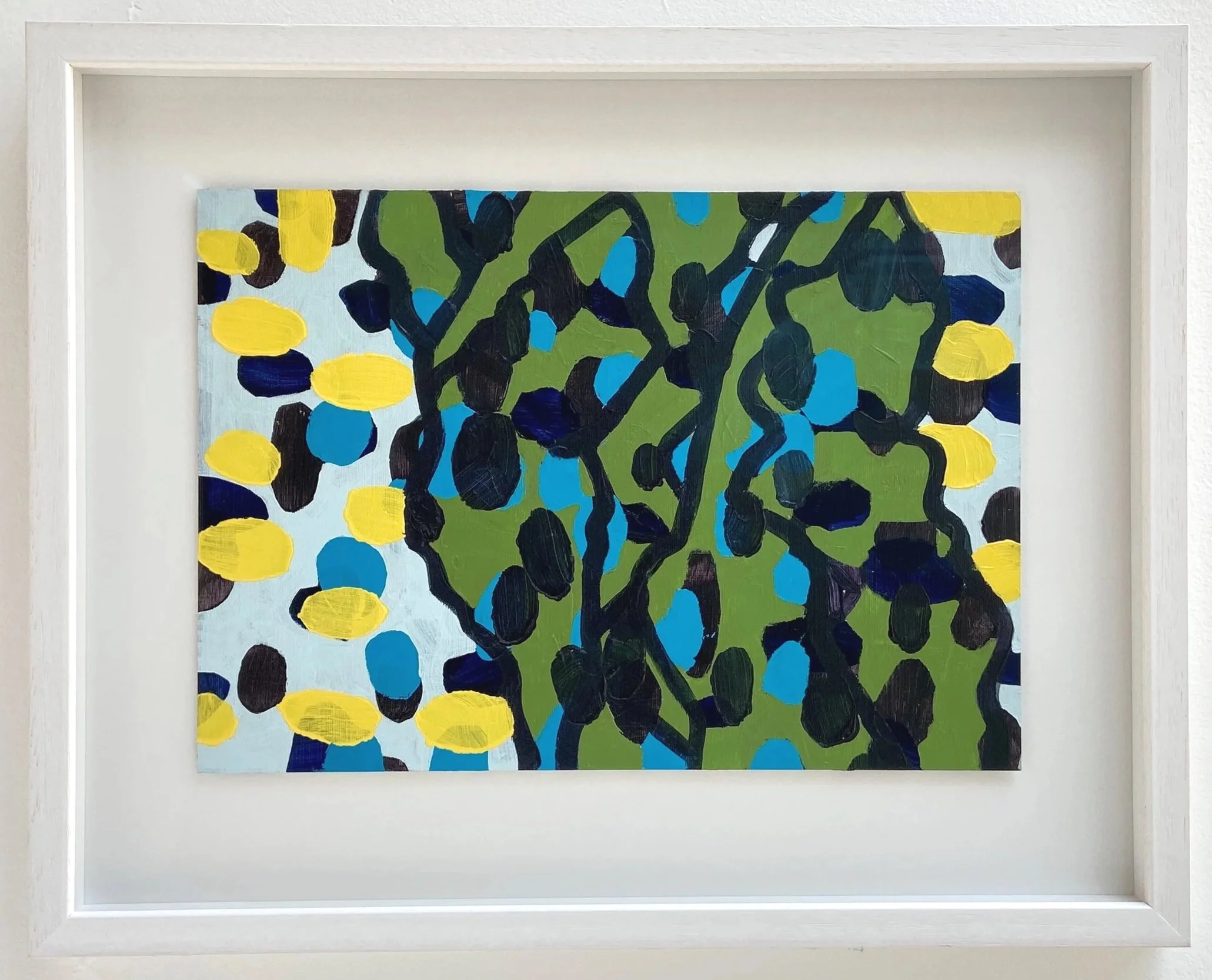 Section, 2022, oil on oil paper, 21 x 30cm 