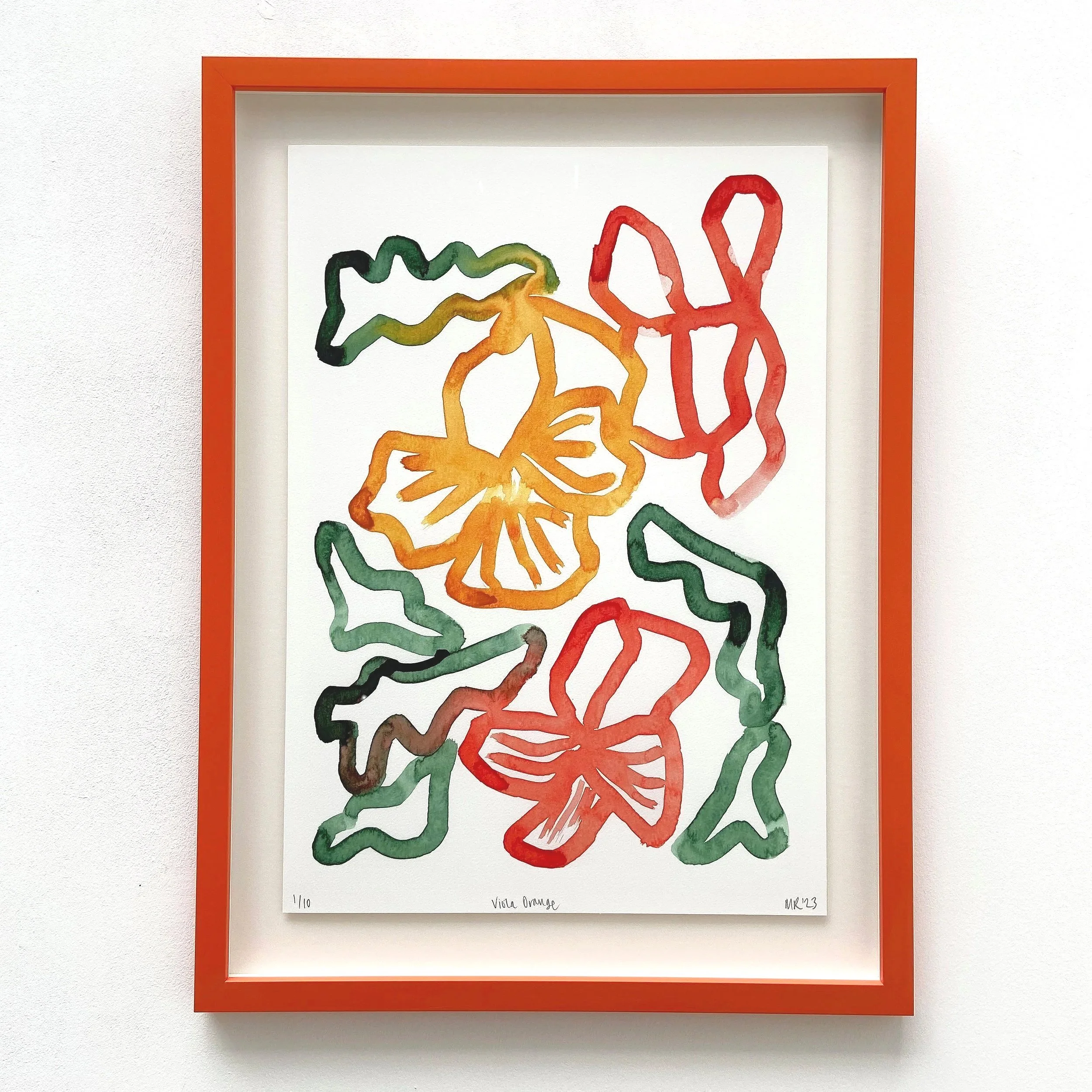 Viola Orange Giclée Print