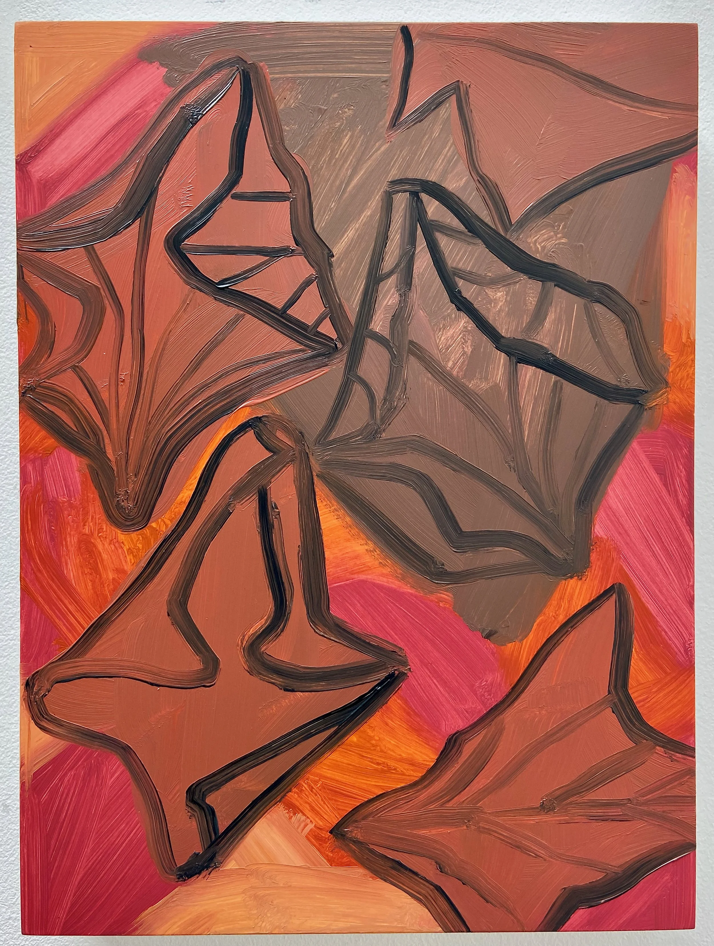 Crunchy, oil on gesso board, 23 x 30.5cm