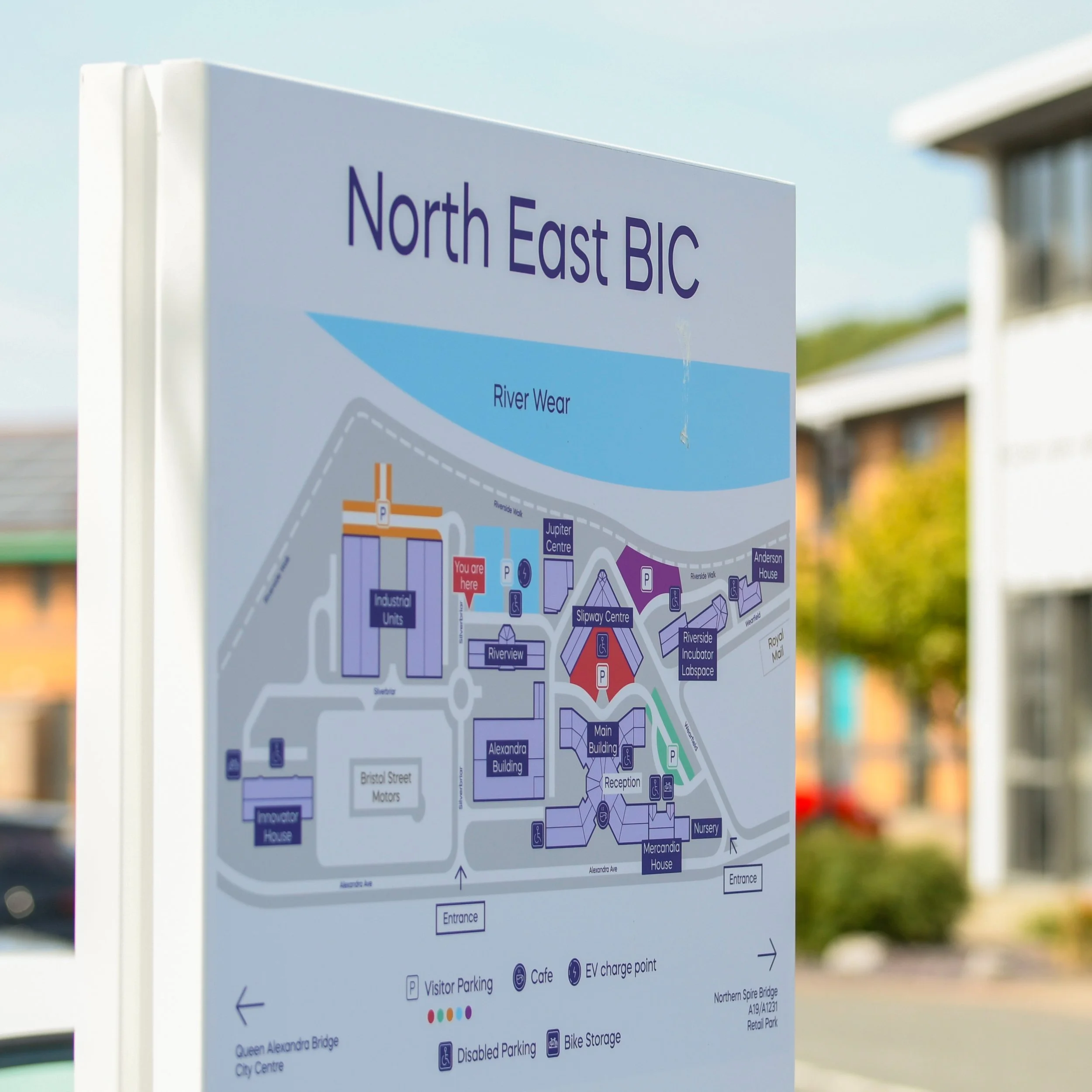 Map design for commercial spaces