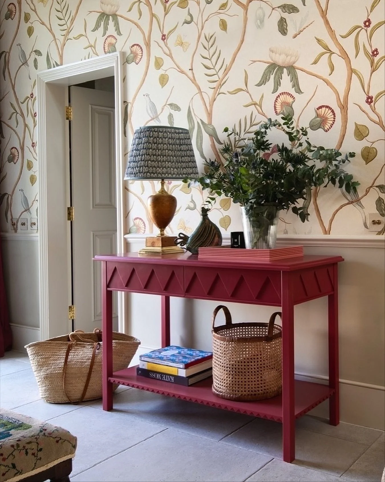 Proudly made in our West Sussex workshop, our Zigzag table is the perfect marriage of design and functionality. Two large drawers provide space for life&rsquo;s clutter while the open shelf offers a place for clever styling and storage. We love using