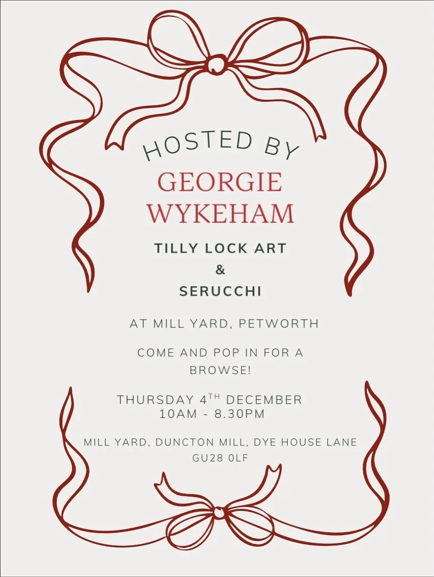 Thrilled to be hosting a pop up for these 2 fab brands @serucchi and @tillylockart at the lovely @millyard_petworth !! I am lucky enough to be an ambassador for @serucchi and I adore their jackets and jewellery, I can&rsquo;t wait for you to see them