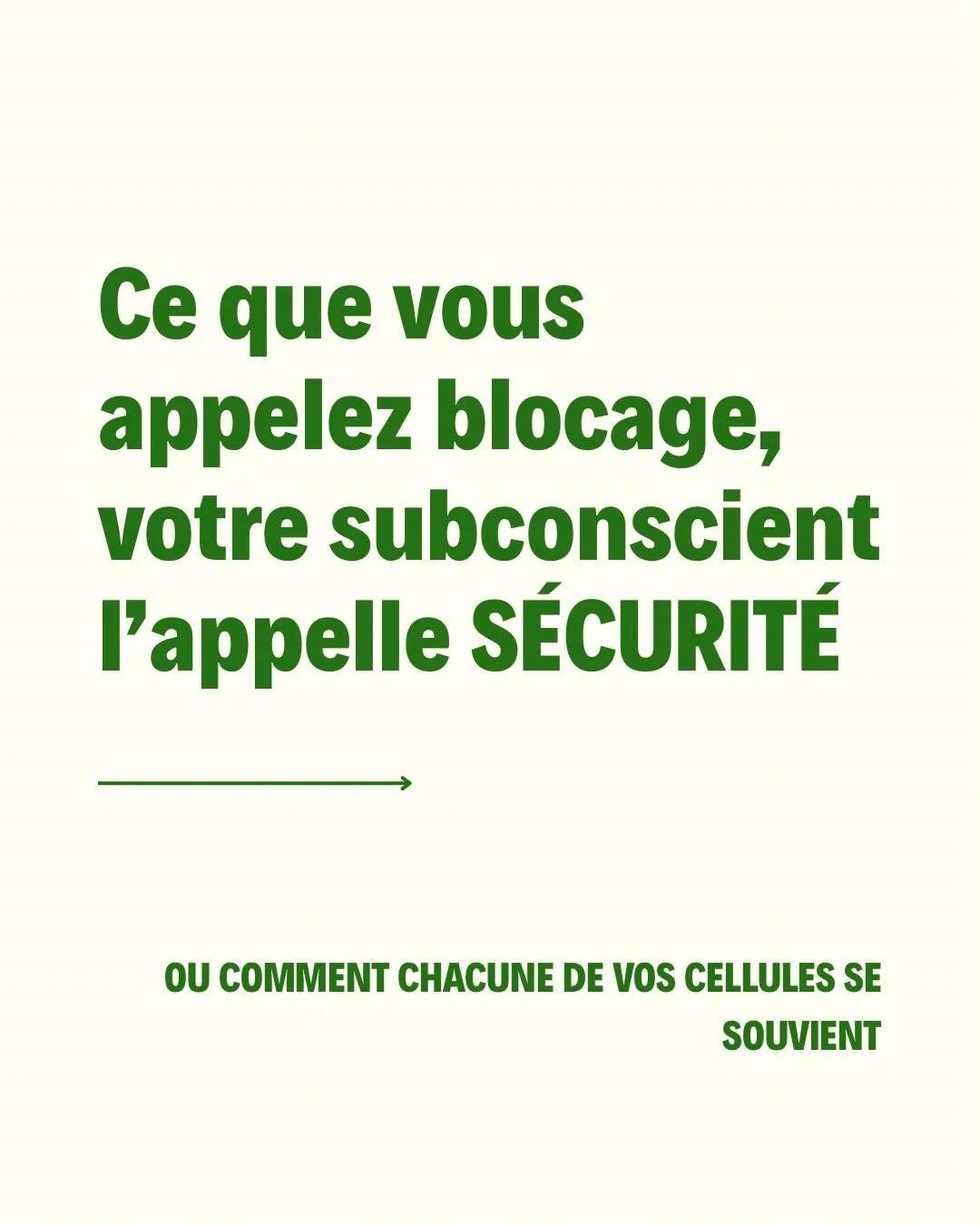 VOTRE SUBCONSCIENT NE CHERCHE PAS LE BONHEUR 👇🏼
Il cherche avant tout &agrave; vous maintenir en s&eacute;curit&eacute;.

Vous voulez rencontrer quelqu&rsquo;un, mais vous croyez inconsciemment que l&rsquo;amour va vous faire souffrir ?

Vous cherc