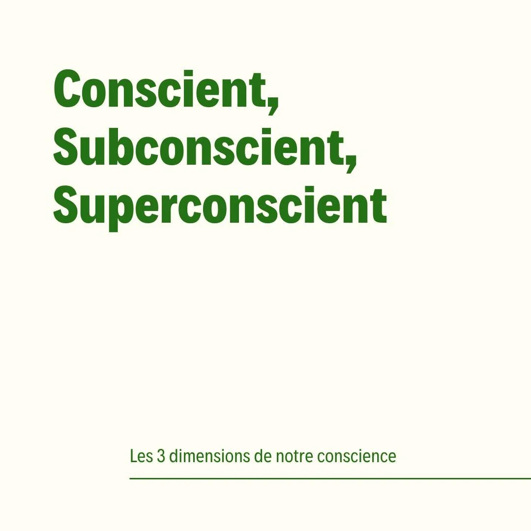 Le conscient, le subconscient et le superconscient sont trois couches fascinantes de votre esprit qui interagissent ensemble, fa&ccedil;onnant vos pens&eacute;es, actions et perceptions (et donc votre r&eacute;alit&eacute;!)

Aligner ces 3 niveaux de