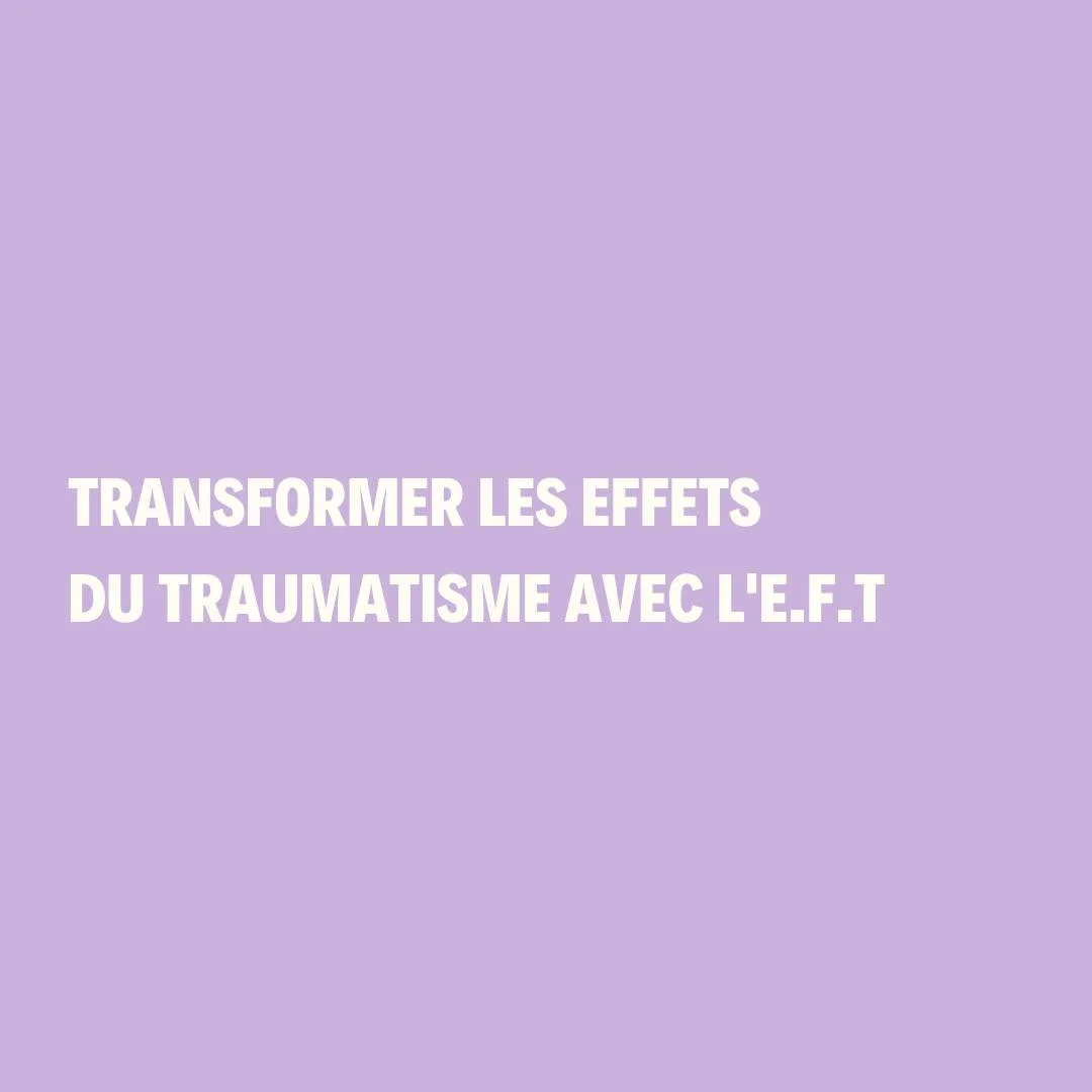 Calmer une panique soudaine, soulager l&rsquo;intensit&eacute; d&rsquo;une douleur, am&eacute;liorer les performances physiques, activer la loi de l&rsquo;attraction&hellip;l&rsquo;E.F.T peut-&ecirc;tre utilis&eacute;e de multiples fa&ccedil;ons !

M
