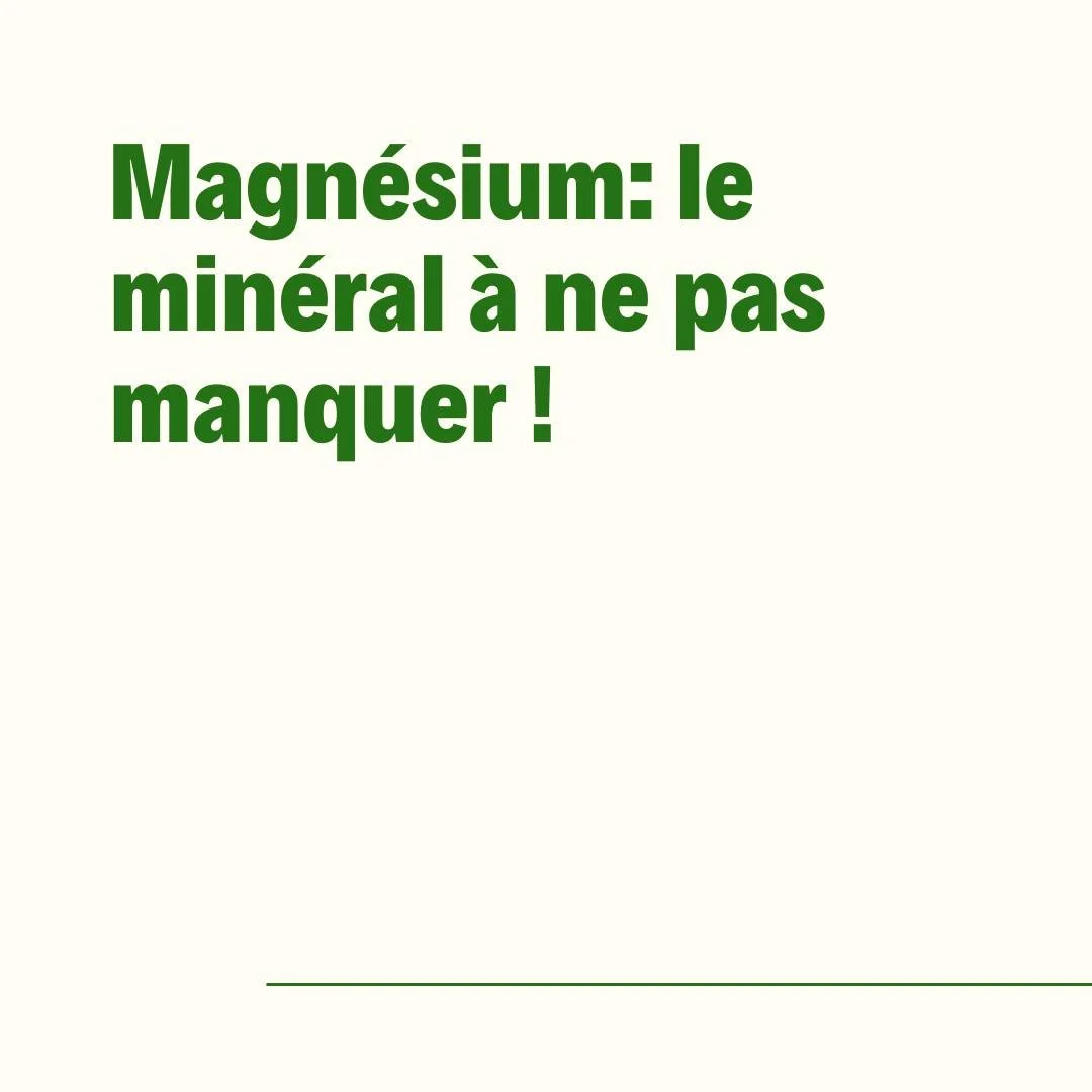 ...Et pourtant, pr&egrave;s de 80% de la population serait carenc&eacute;e 🫣

Le magn&eacute;sium contribue &agrave; plus de 600 processus enzymatiques dans le corps (p&ecirc;le-m&ecirc;le: r&eacute;g&eacute;n&eacute;ration cellulaire, d&eacute;toxi