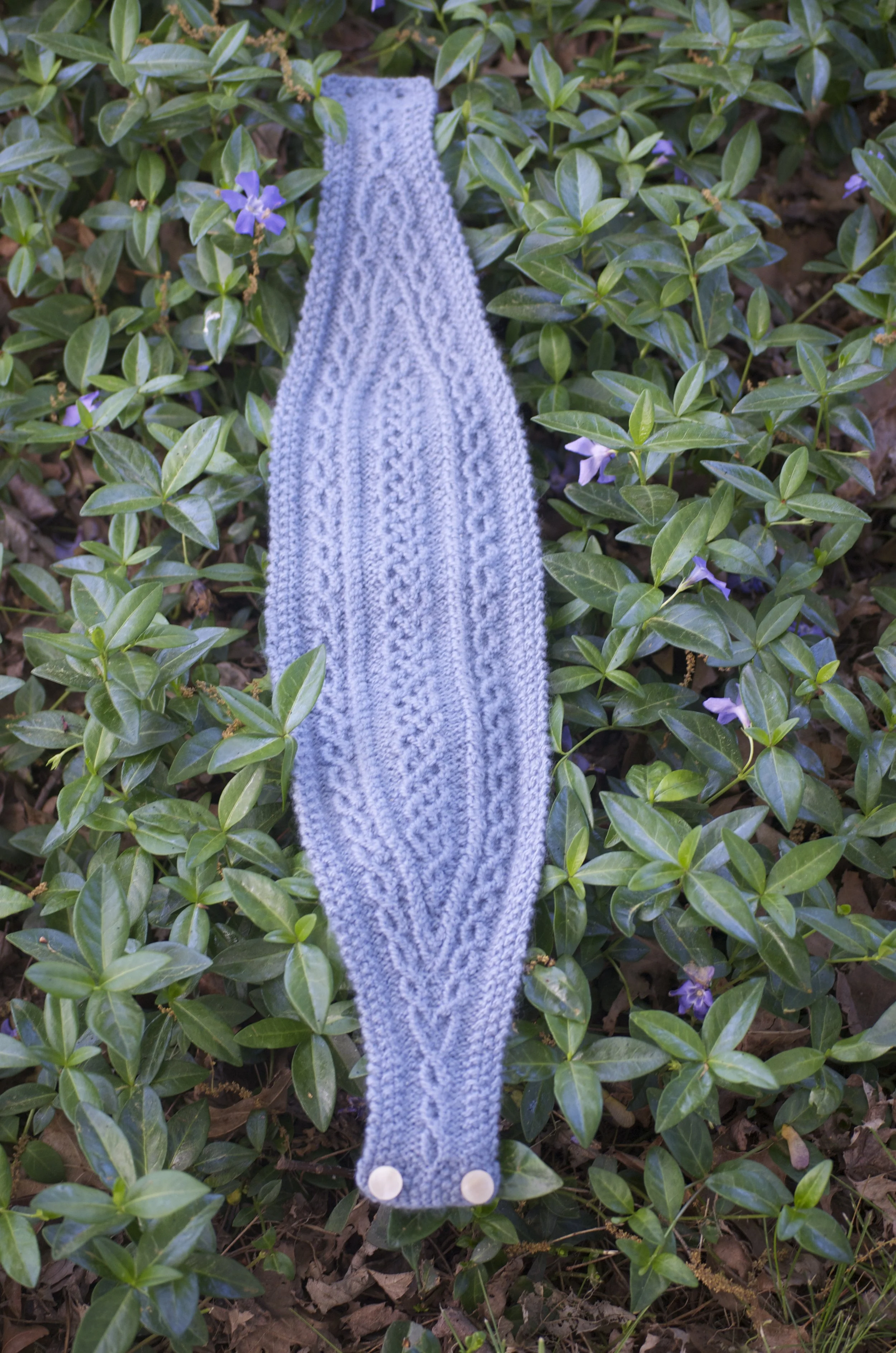 burning love earwarmer pattern