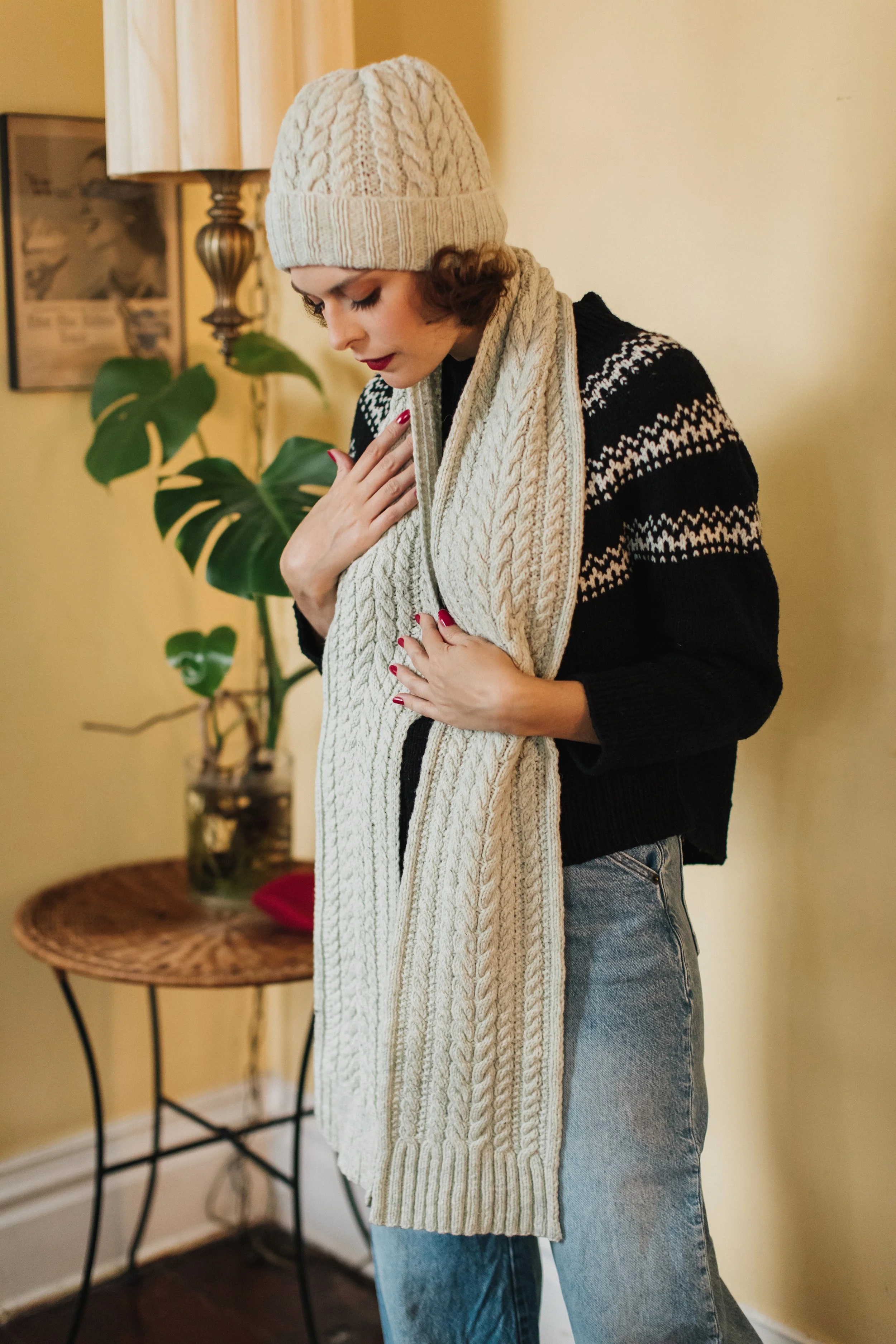 Flynn Scarf and Carr Hat Pattern
