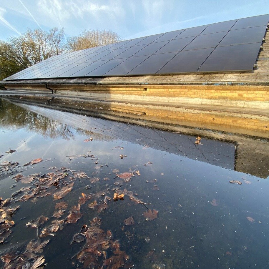 On-roof Solar PV + Battery Storage, St John's Church Hall, #doreandtotley